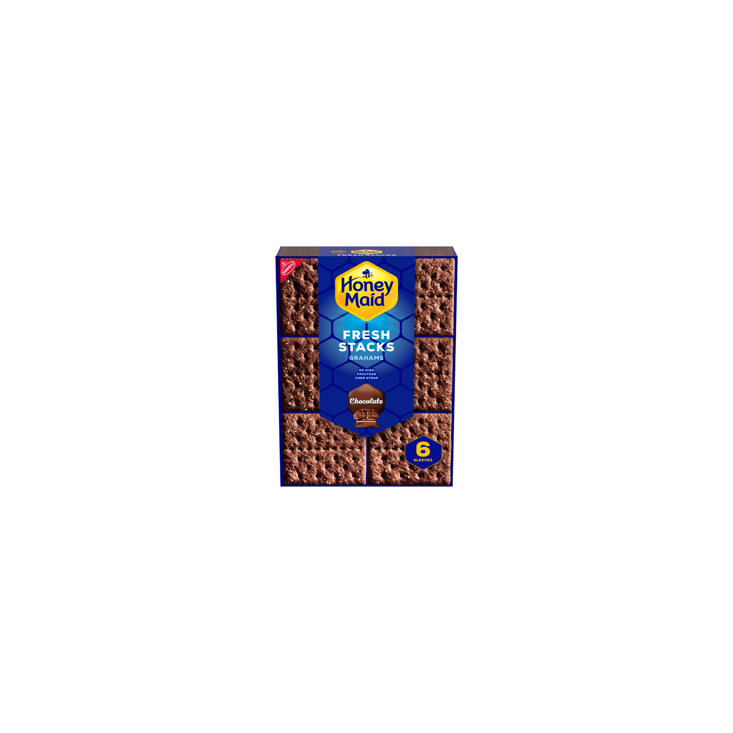 Honey Maid Fresh Stacks Chocolate Graham Crackers - 2.035 Ounce - 6 Count Image 1 of 4