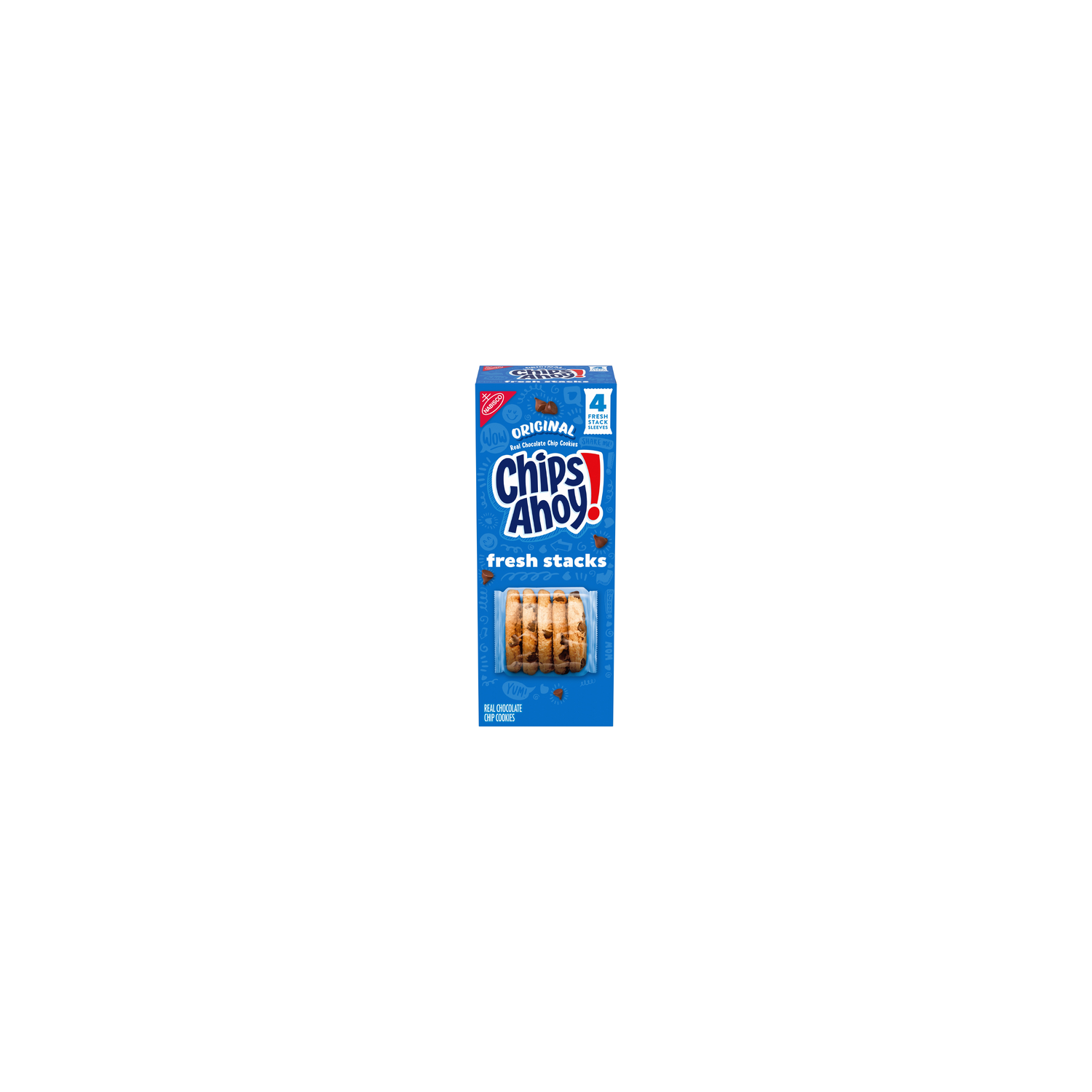 Chips AHOY! Fresh Stacks Original Chocolate Chip Cookies Travel Snak Multi Pk - 7.76 Ounce Image 1 of 4