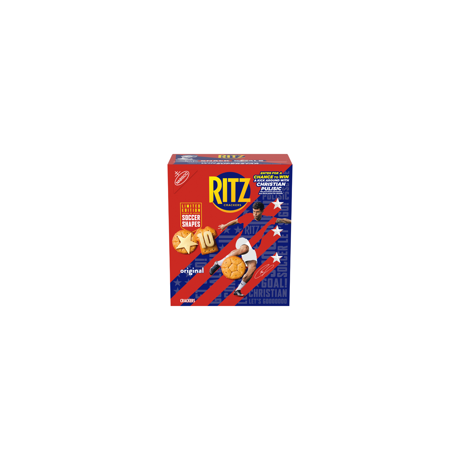 Ritz Soccer Shapes Crackers Party Snacks For Kids & Adults Limited Edition - 12.29 Ounce Image 1 of 4