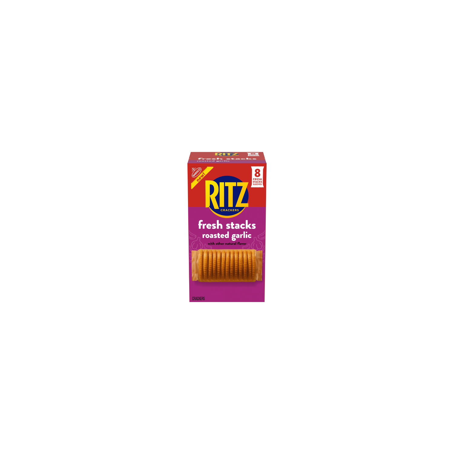 Ritz Fresh Stacks Roasted Garlic Crackers Travel Snacks Multi Snack Packs - 11.8 Ounce Image 1 of 3