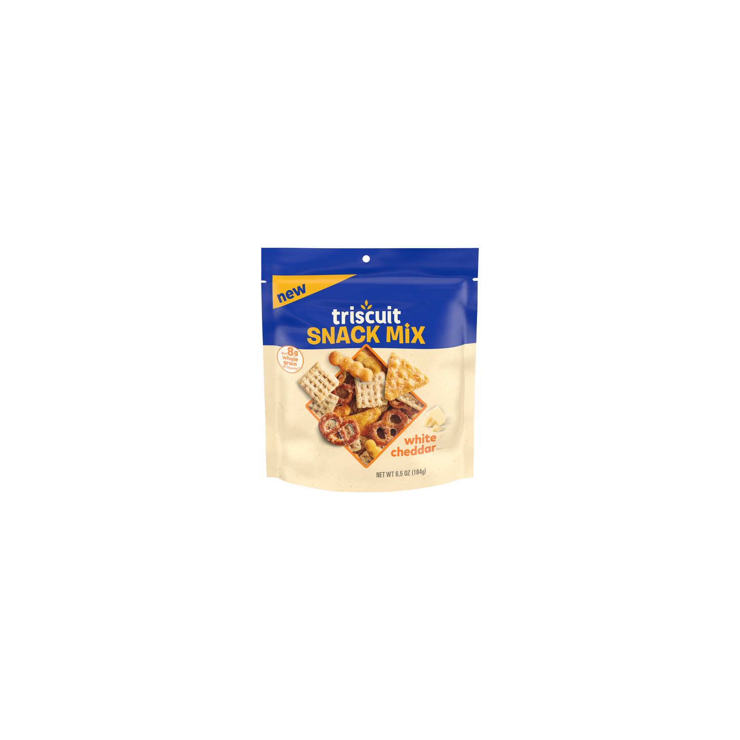 Triscuit White Cheddar Flavor Snack Mix Crackers - 6.5 Ounce Image 1 of 3