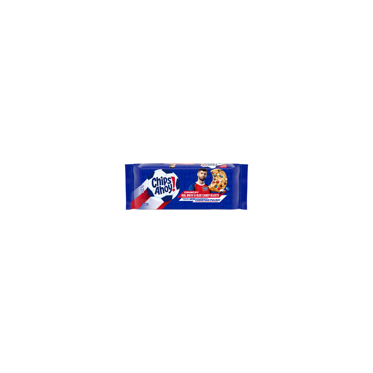 Chips AHOY! Red White Blue Candy Blasts Fudgy Chocolate Chip Cookies Limited - 9.5 Ounce Image 1 of 3