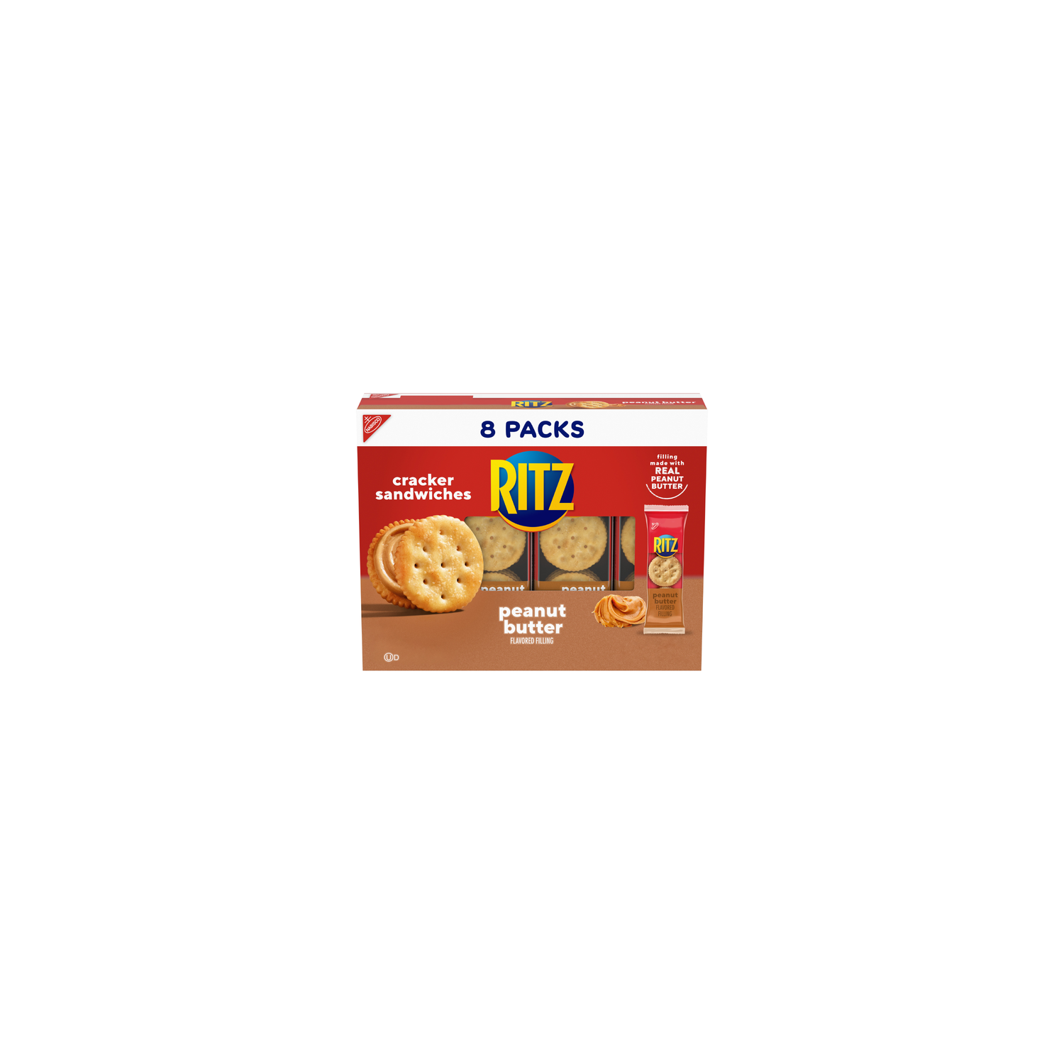 Ritz Snack Packs Peanut Butter Sandwich Crackers - 11.04 Ounce Image 1 of 3