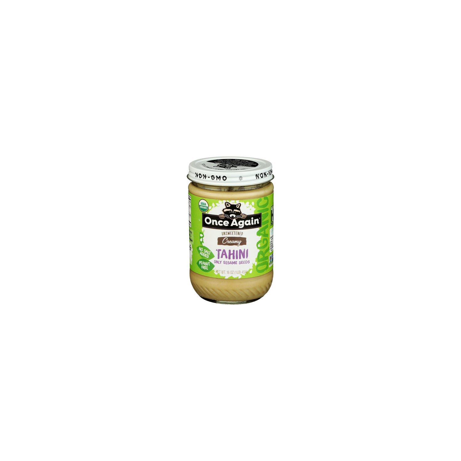 Once Again Sesame Tahini Creamy Unsweetened & Salt Free - 16 Ounce Image 1 of 4