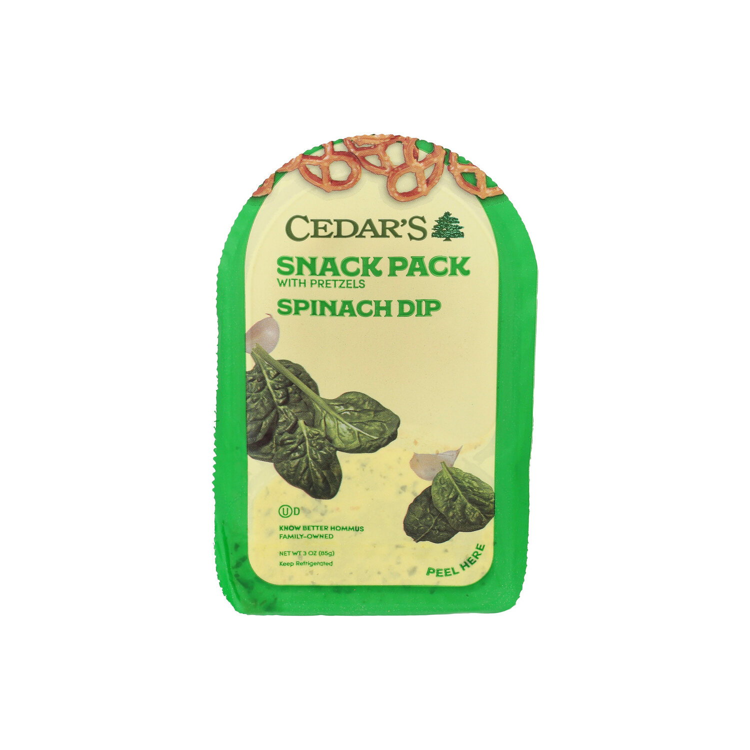 CEDAR's Spinach Dip Cedars With Pretzels - 3 Ounce Image 1 of 4