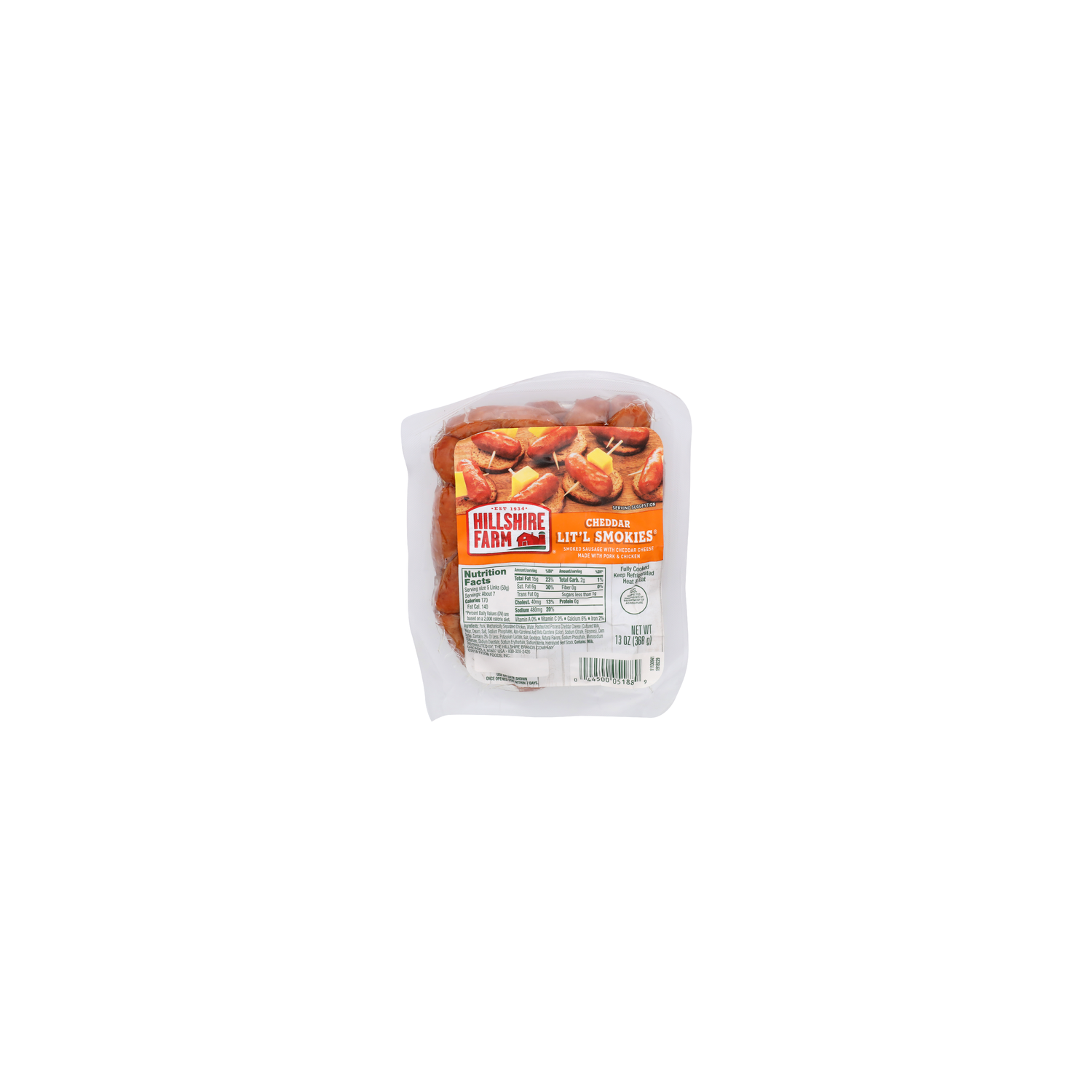 Hillshire Farm With Cheddar Cheese Smoked Sausage - 13 Ounce Image 1 of 4