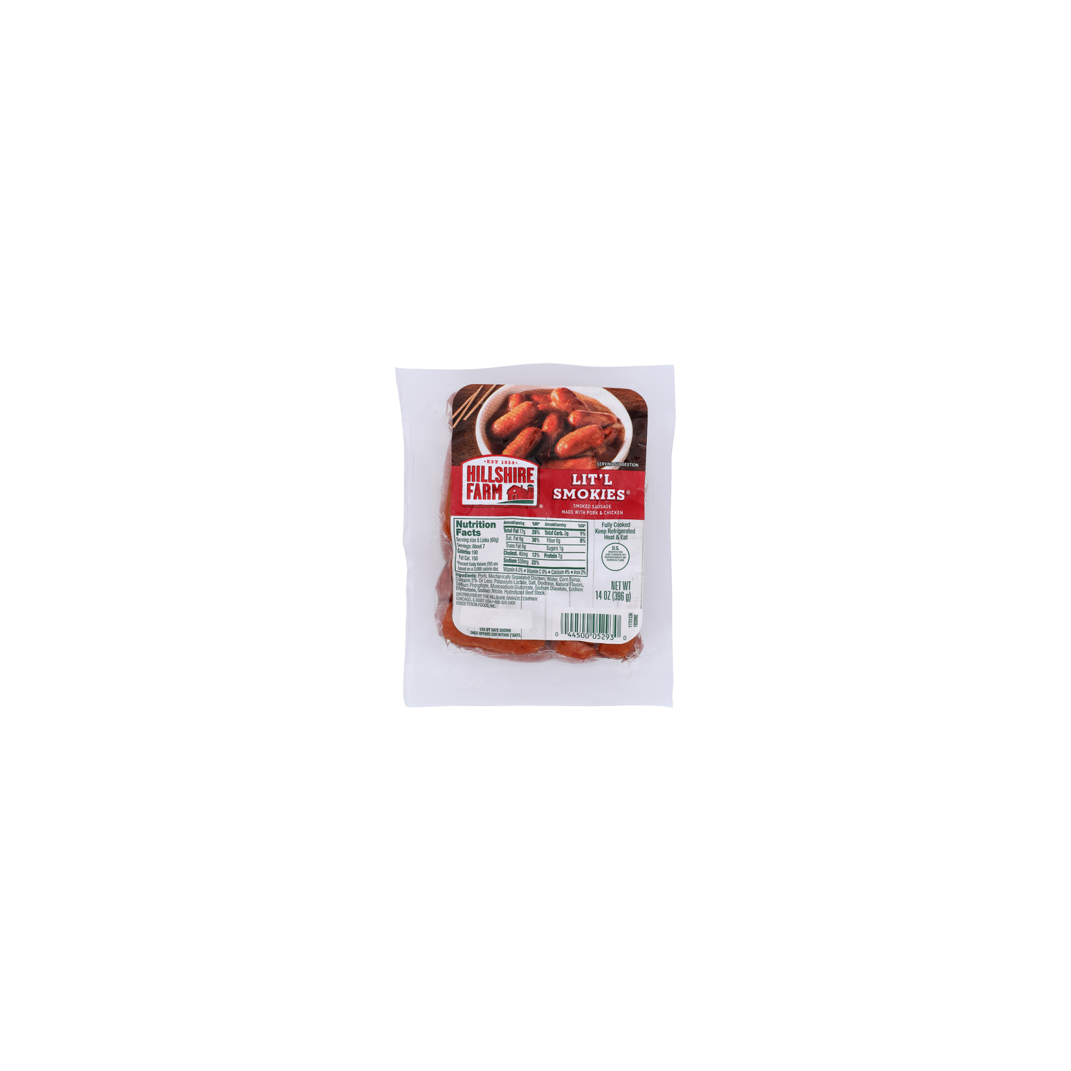 Hillshire Farm Lit'l Smokies Smoked Sausage - 14 Ounce Image 1 of 4