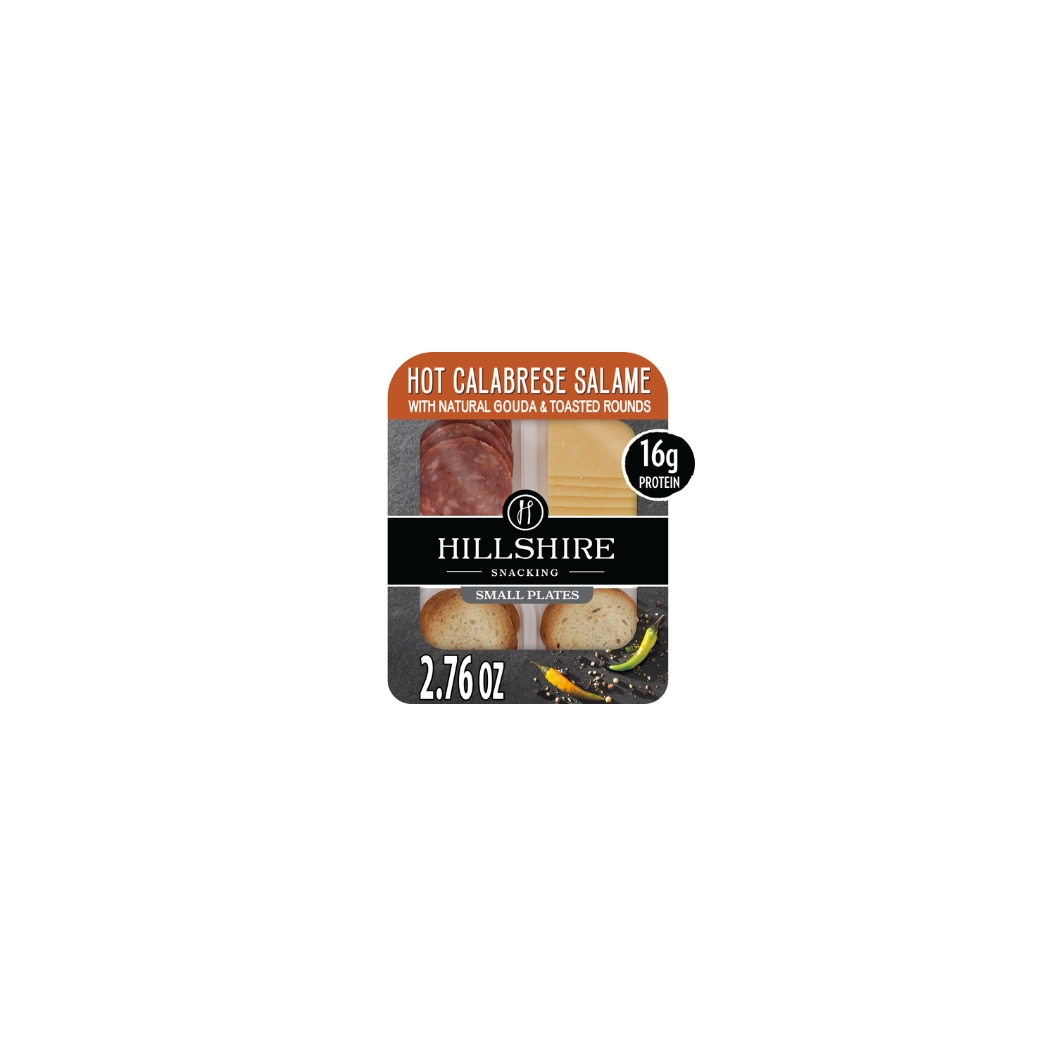 Hillshire Snacking Hot Calabrese Salame & Gouda Cheese - 2.76 Ounce Image 1 of 4