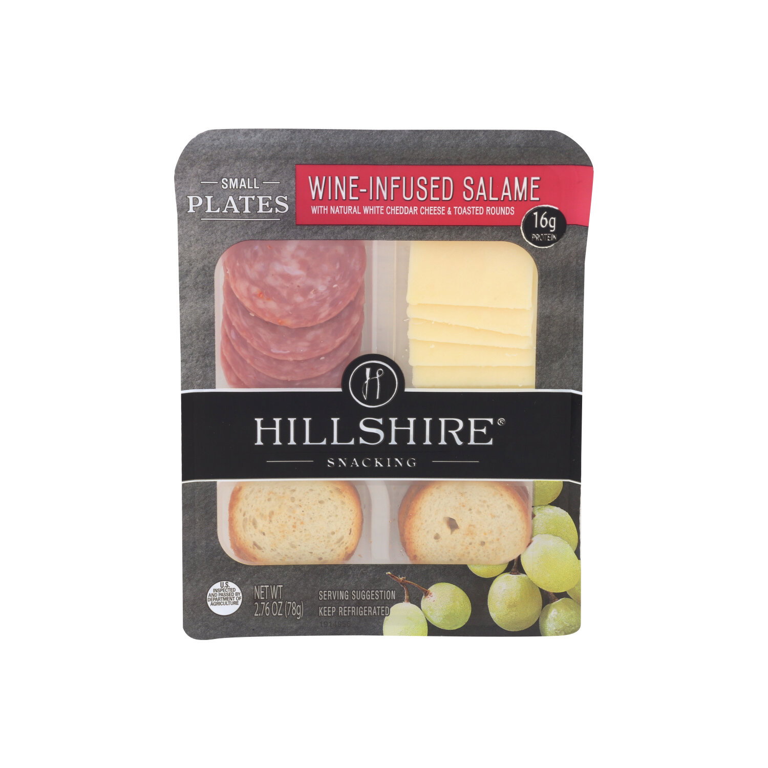 Hillshire Snacking Small Plates Wine-Infused Salame - 2.76 Ounce Image 1 of 2