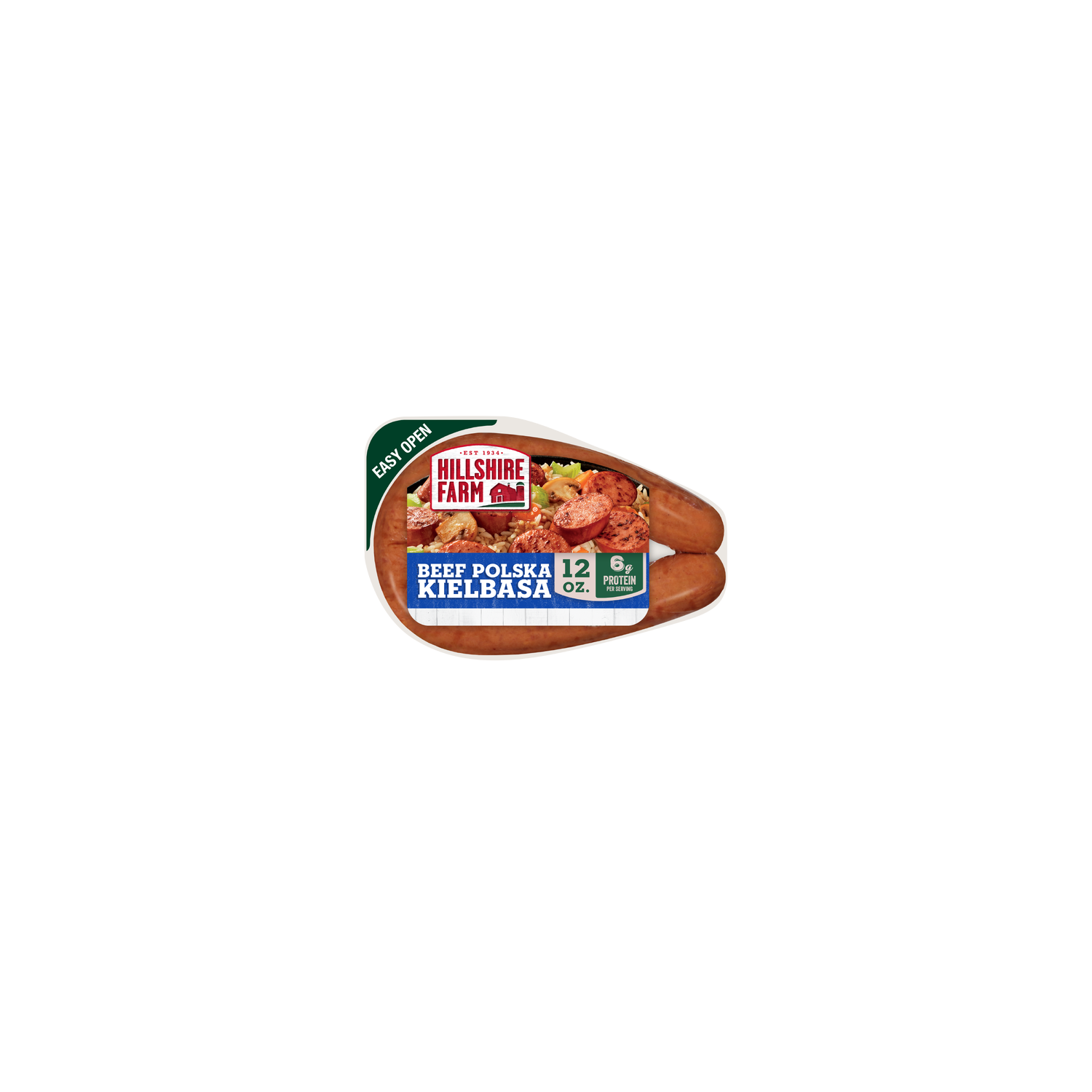 Hillshire Farm Beef Polska Kielbasa Smoked Sausage - 12 Ounce Image 1 of 3