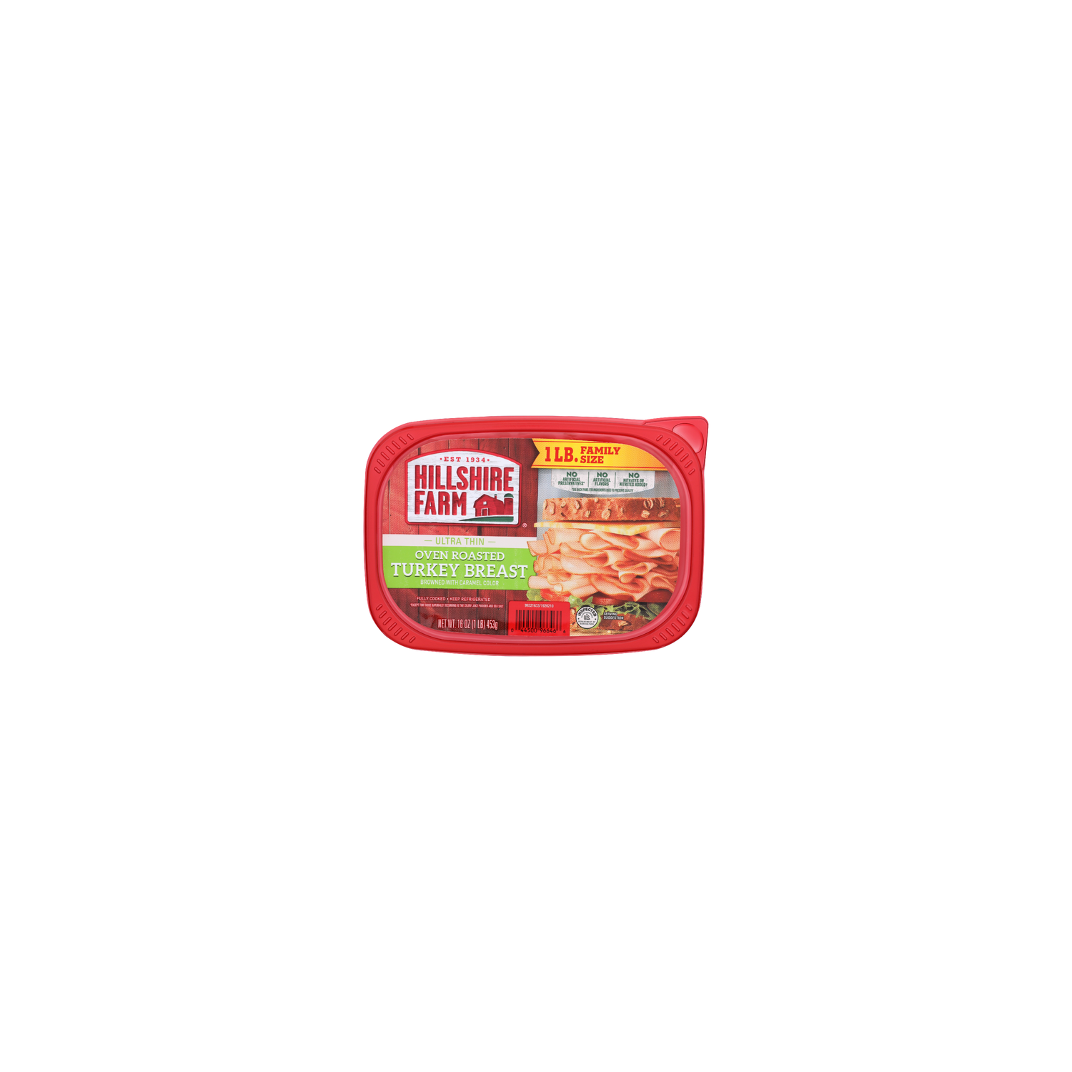 Hillshire Farm Oven Roasted Ultra Thin Turkey Breast - 16 Ounce Image 1 of 4