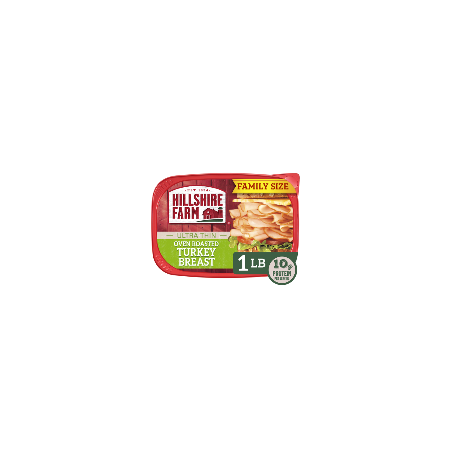Hillshire Farm Ultra Thin Sliced Oven Roasted Turkey Breast Sandwich Meat - 16 Ounce Image 1 of 4