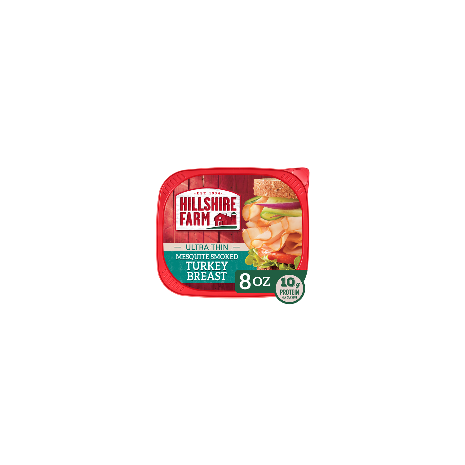 Hillshire Farm Ultra Thin Sliced Mesquite Smoked Turkey Breast Sandwich Meat - 8 Ounce Image 1 of 4