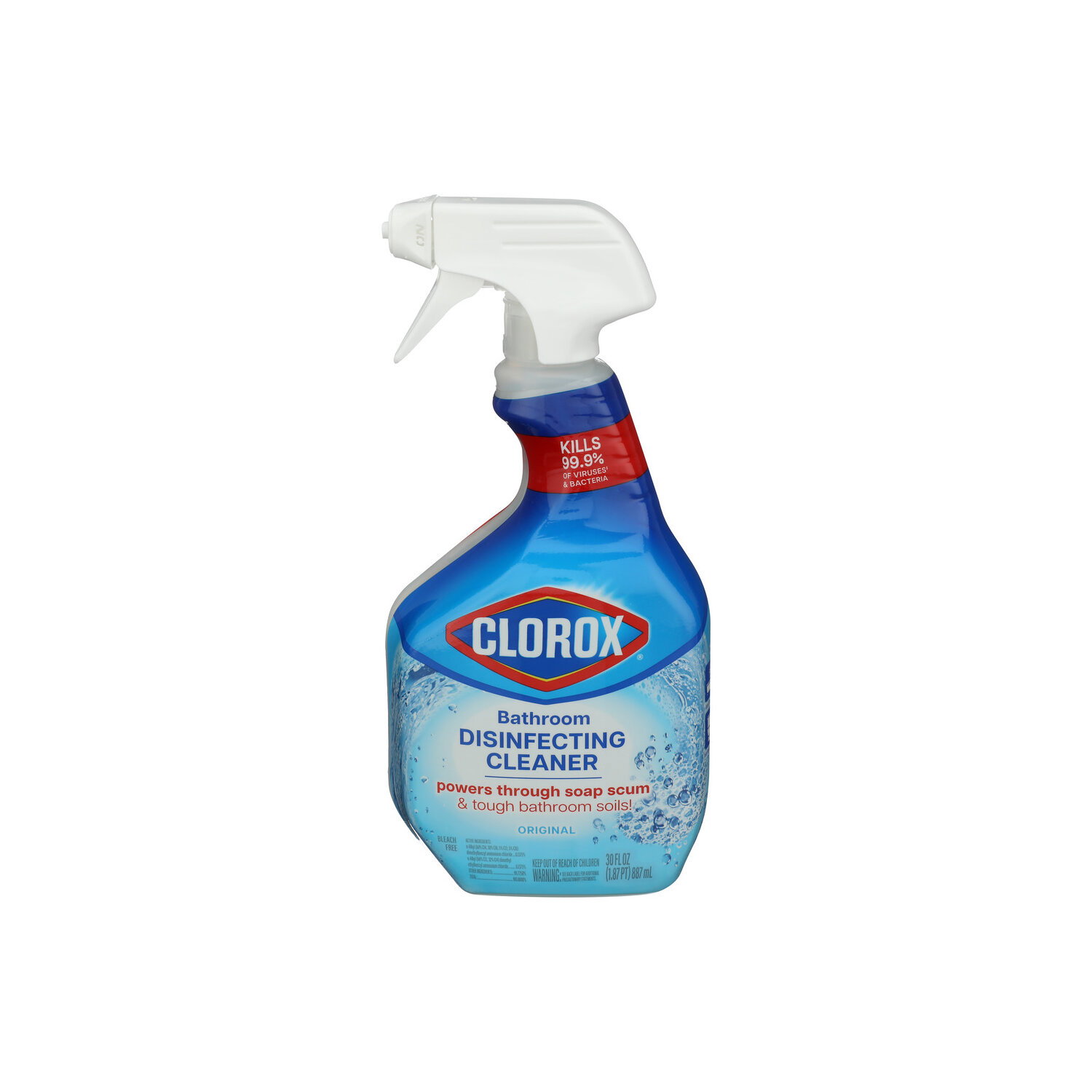 Clorox Original Bleach Free Bathroom Disinfecting Cleaner - 30 Fluid Ounce Image 1 of 3