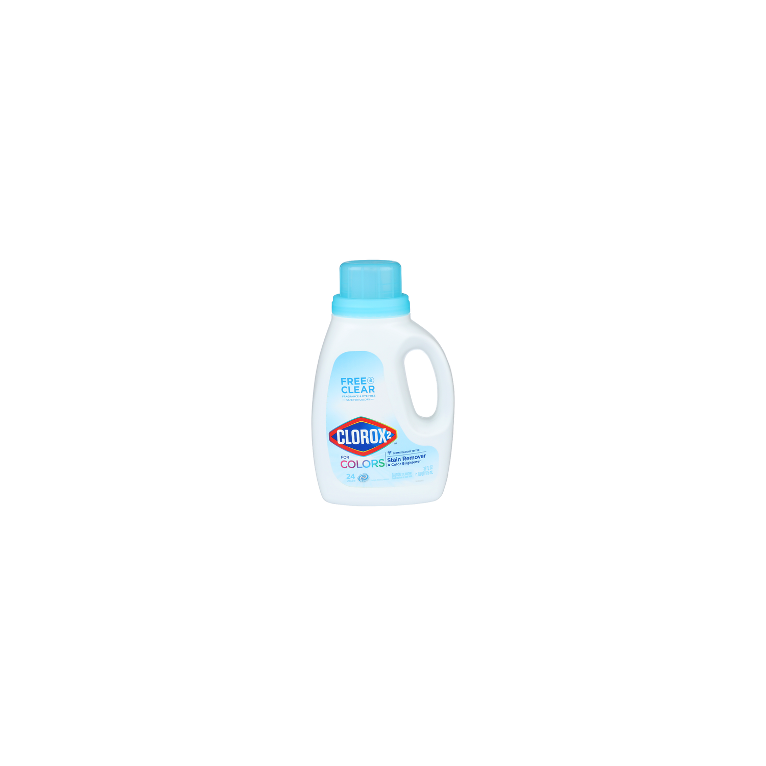 Clorox 2 Fragrance Free Free & Clear Colors Stain Remover - 1.375 Fluid Ounce - 24 Count Image 1 of 2
