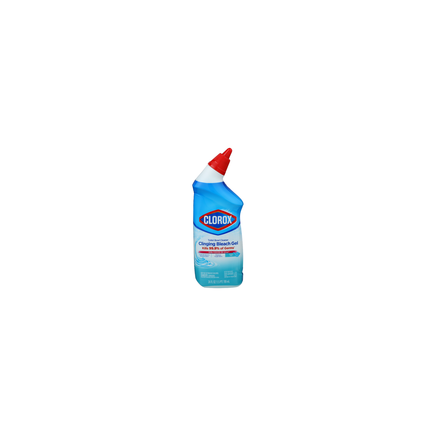 Clorox Ocean Mist Clinging Bleach Gel Toilet Bowl Cleaner - 24 Fluid Ounce Image 1 of 3