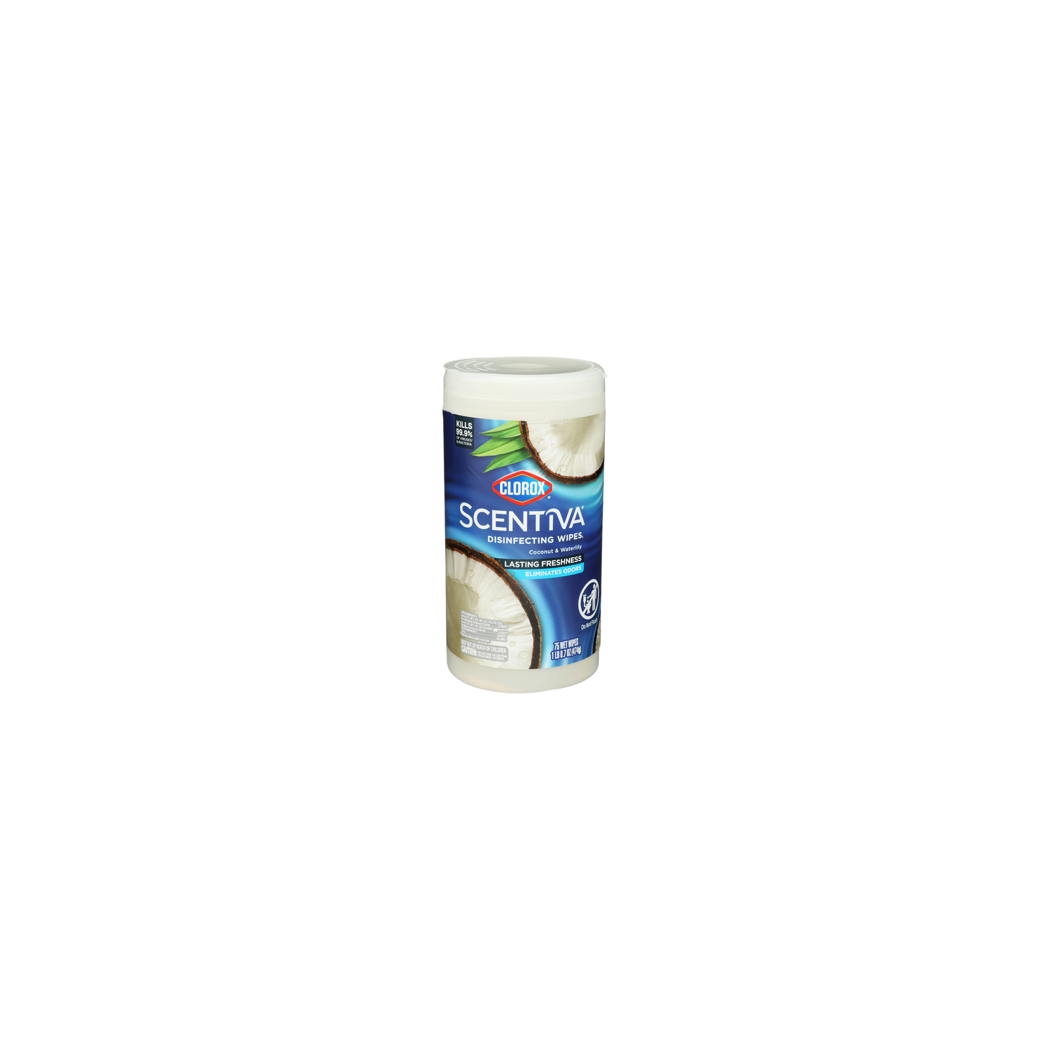 Clorox Pacific Breeze & Coconut Bleach-Free Scentiva Disinfecting Wipes - 6.32 Gram - 75 Count Image 1 of 3