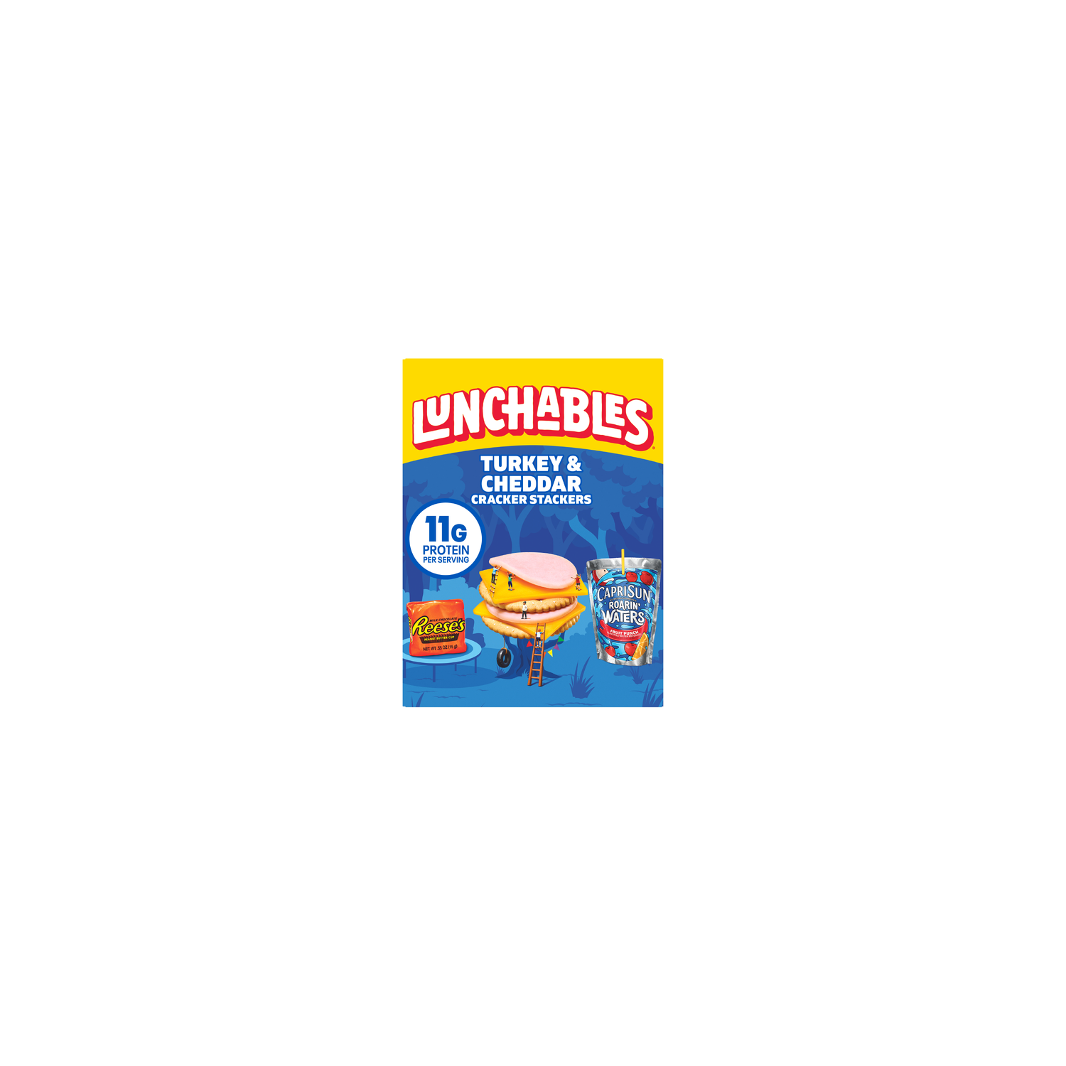 Lunchables Turkey & Cheddar Cracker Stackers Lunch Combinations - 2.9 Ounce Image 1 of 4