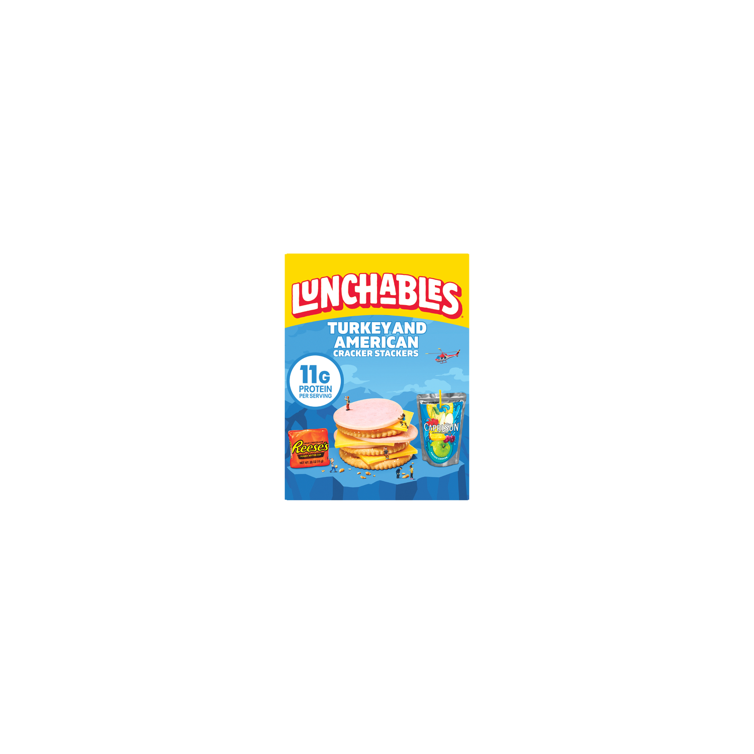 Lunchables Turkey & American Cracker Stacker Lunch Combinations - 2.9 Ounce Image 1 of 4
