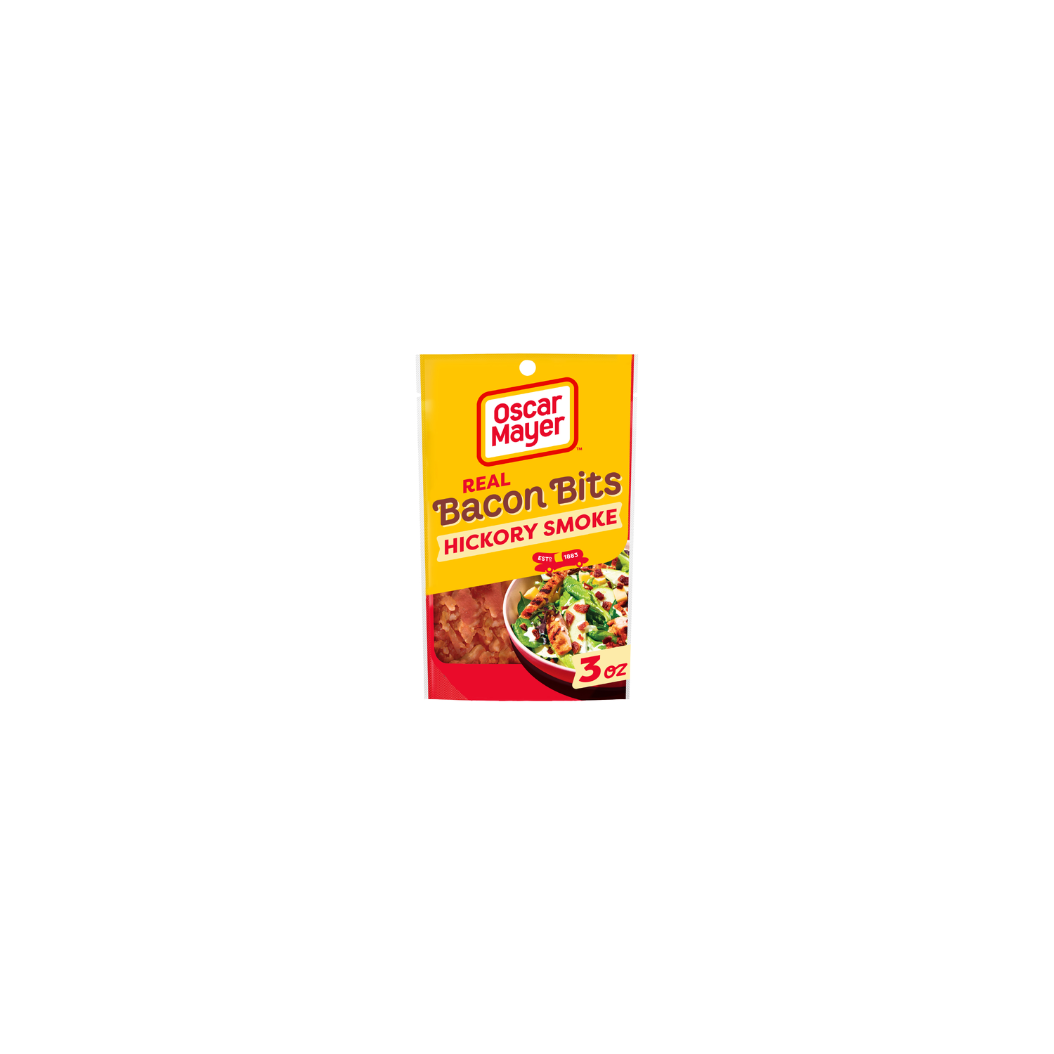 Oscar Mayer Hickory Smoke Flavor Added Real Bacon Bits - 3 Ounce Image 1 of 4