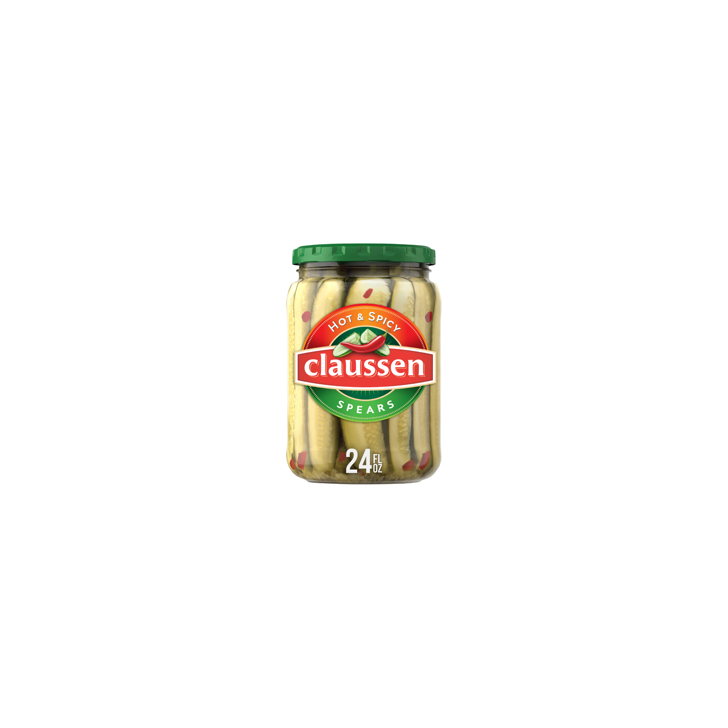 Claussen Hot & Spicy Spears - 24 Fluid Ounce Image 1 of 4
