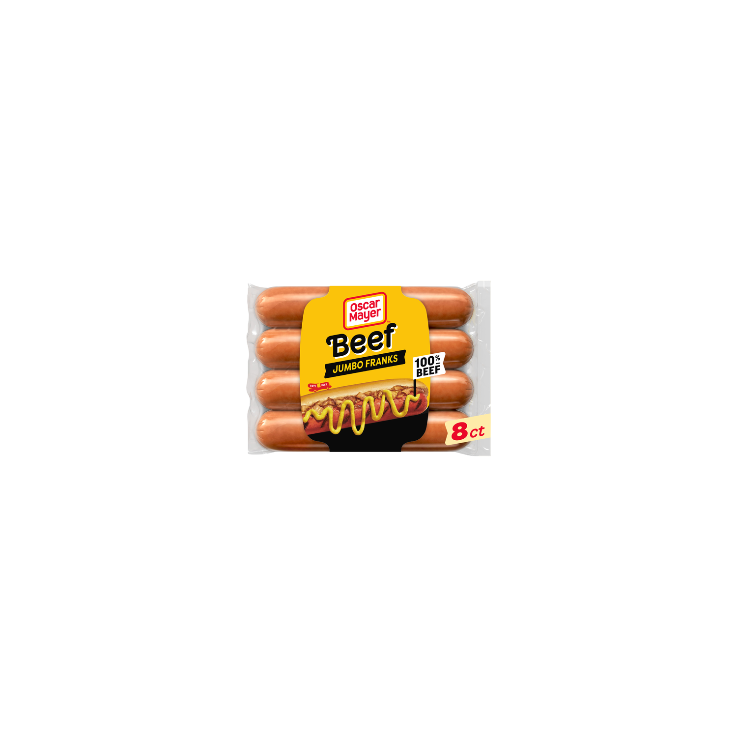 Oscar Mayer Jumbo Uncured Angus Beef Franks - 15 Ounce Image 1 of 4