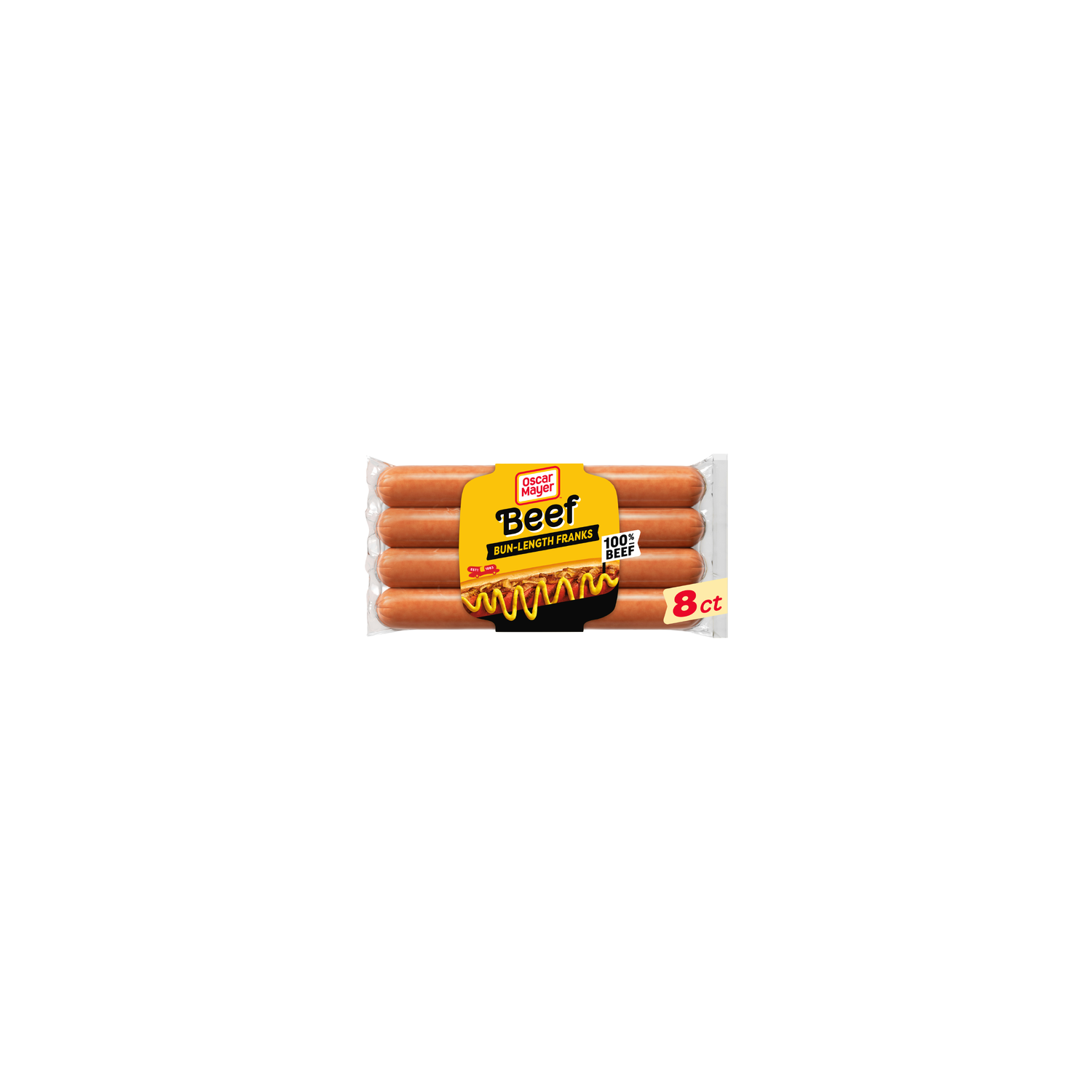 Oscar Mayer Bun Length Uncured Angus Beef Franks - 15 Ounce Image 1 of 4