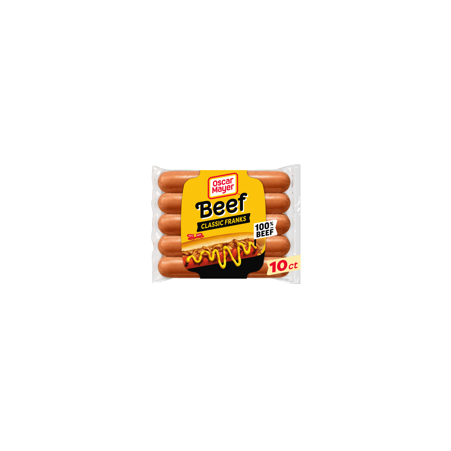 Oscar Mayer Original Classic Beef Uncured Franks - 15 Ounce Image 1 of 4