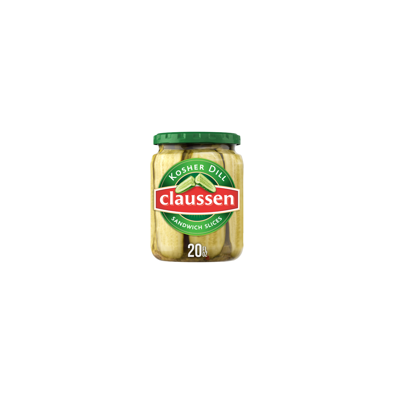 Claussen Kosher Dill Sandwich Slices - 20 Fluid Ounce Image 1 of 4