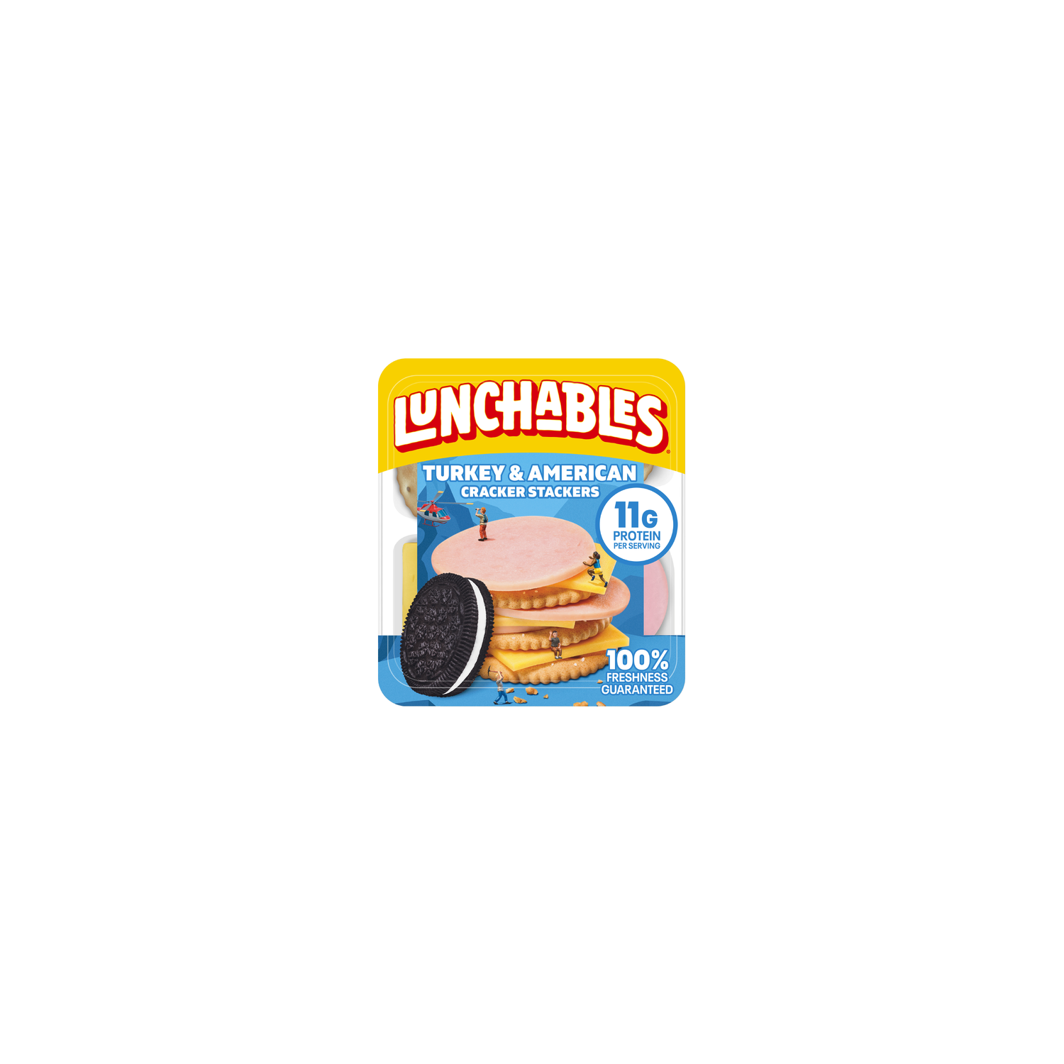 Lunchables Lunch Combinations Turkey & American Cracker Stackers - 3.4 Ounce Image 1 of 4