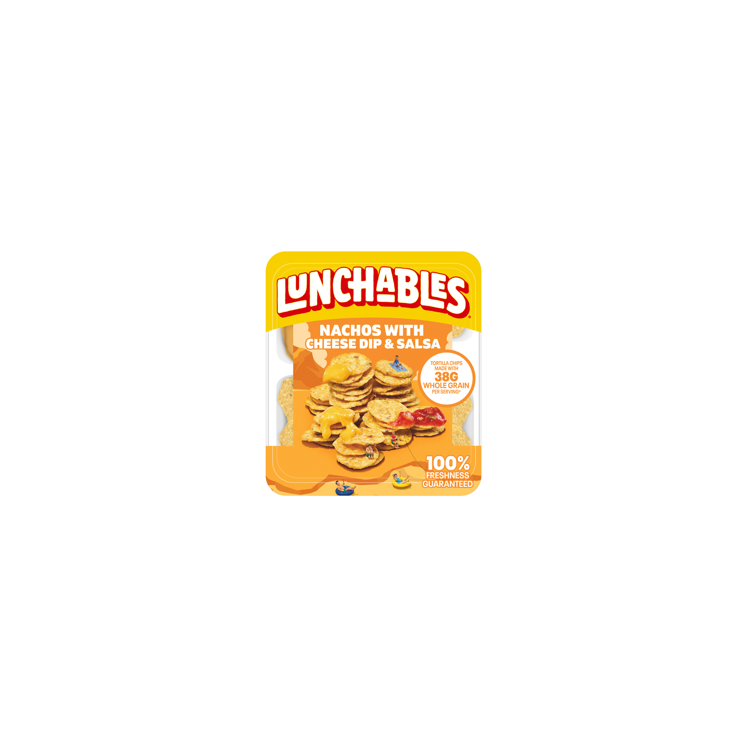 Lunchables Nachos Cheese Dip & Salsa - 4.4 Each Image 1 of 4