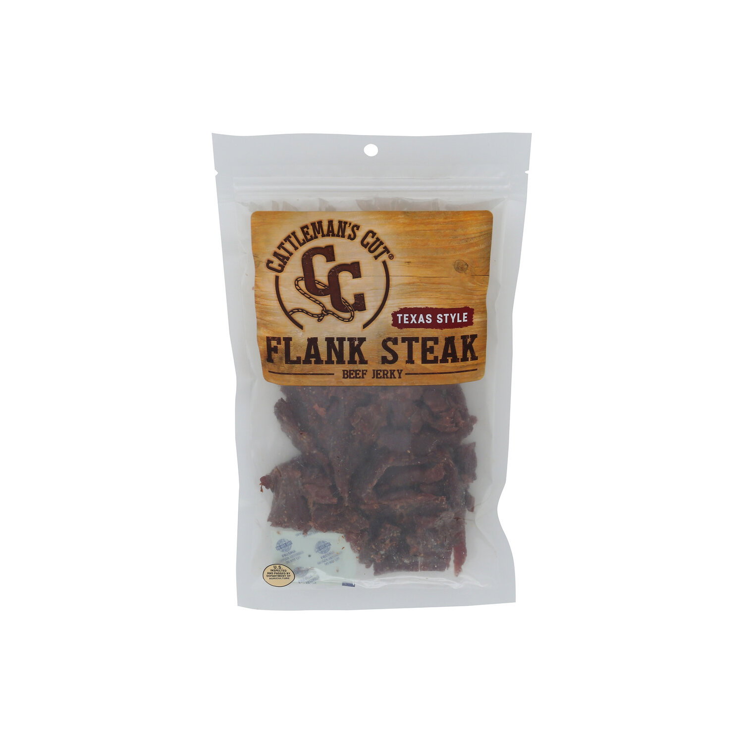 CATTLEMAN's Cut Beer Jerky Beef Texas Style Flank Steak - 9 Ounce Image 1 of 4