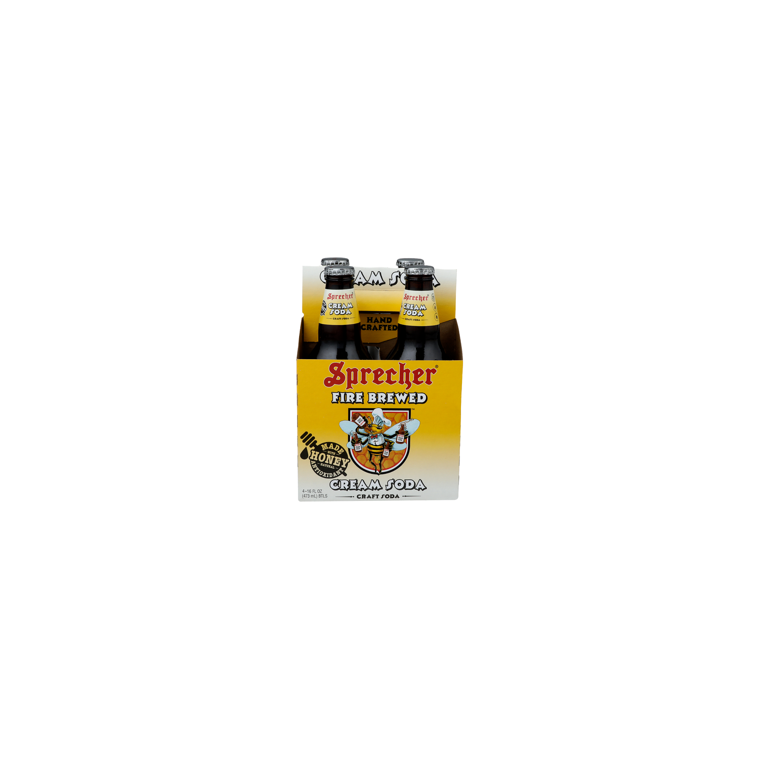 Sprecher Fire Brewed Cream Soda Craft - 16 Fluid Ounce - 4 Count Image 1 of 4
