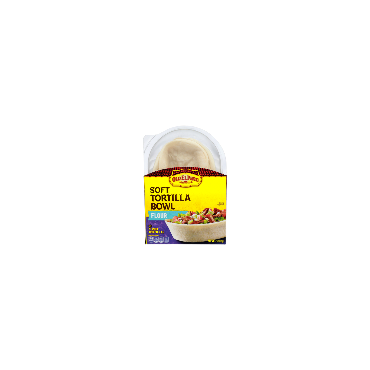 Old El Paso Flour Soft Tortilla Bowl - 0.838 Ounce - 8 Count Image 1 of 4
