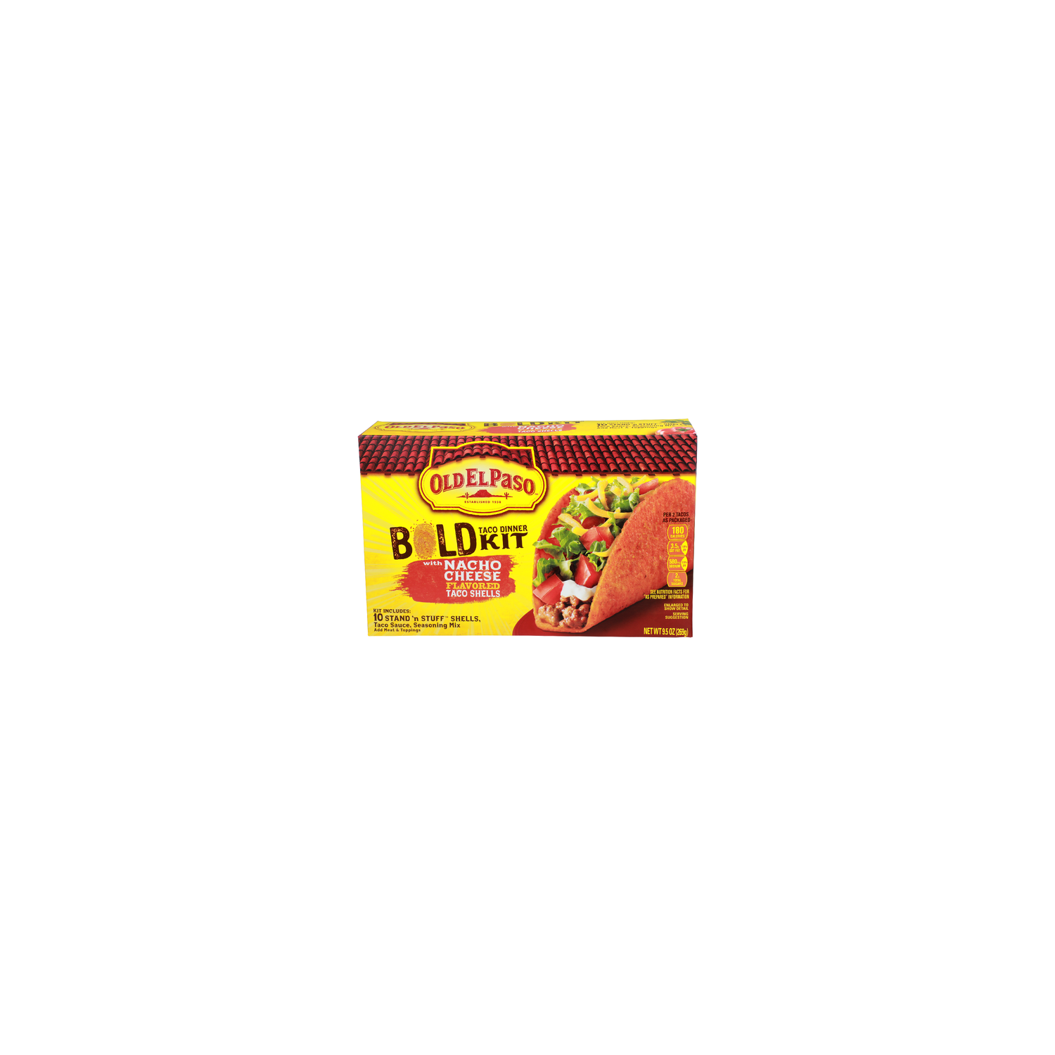 Old El Paso Nacho Cheese Bold Taco Dinner Kit - 9.5 Ounce Image 1 of 4