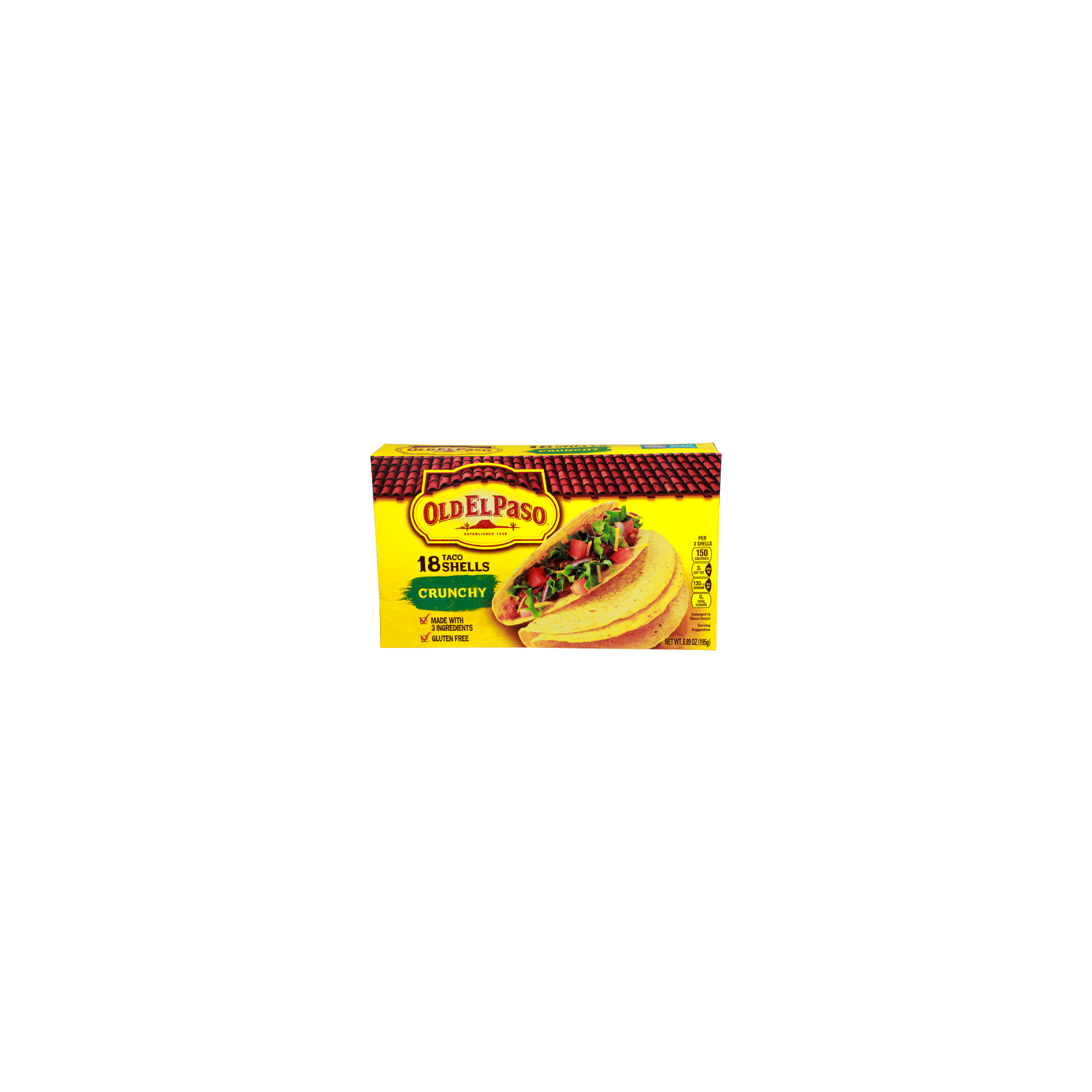 Old El Paso Crunchy Taco Shells - 0.383 Ounce - 18 Count Image 1 of 4