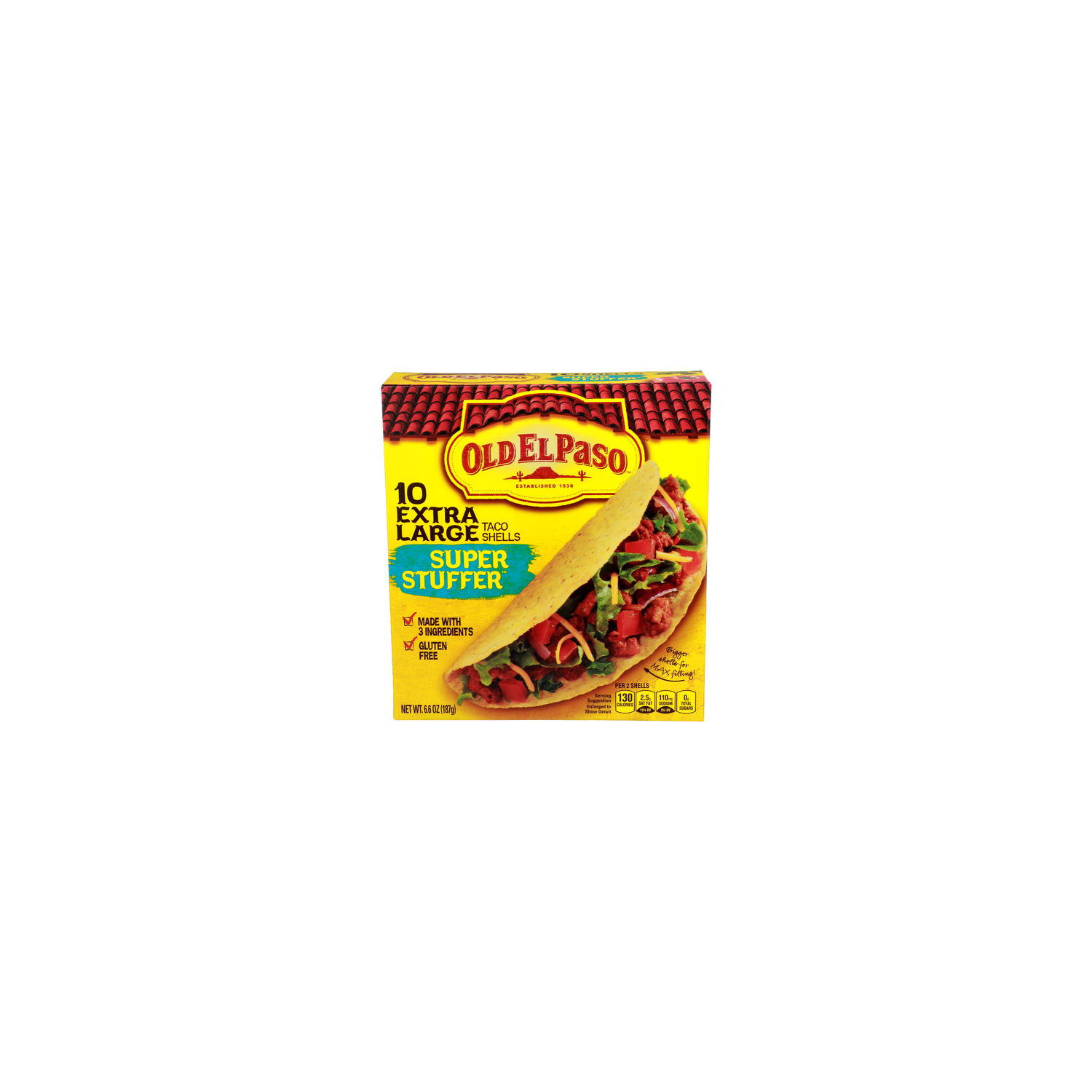 Old El Paso Super Stuffer Tacoshells - 0.66 Ounce - 10 Count Image 1 of 4