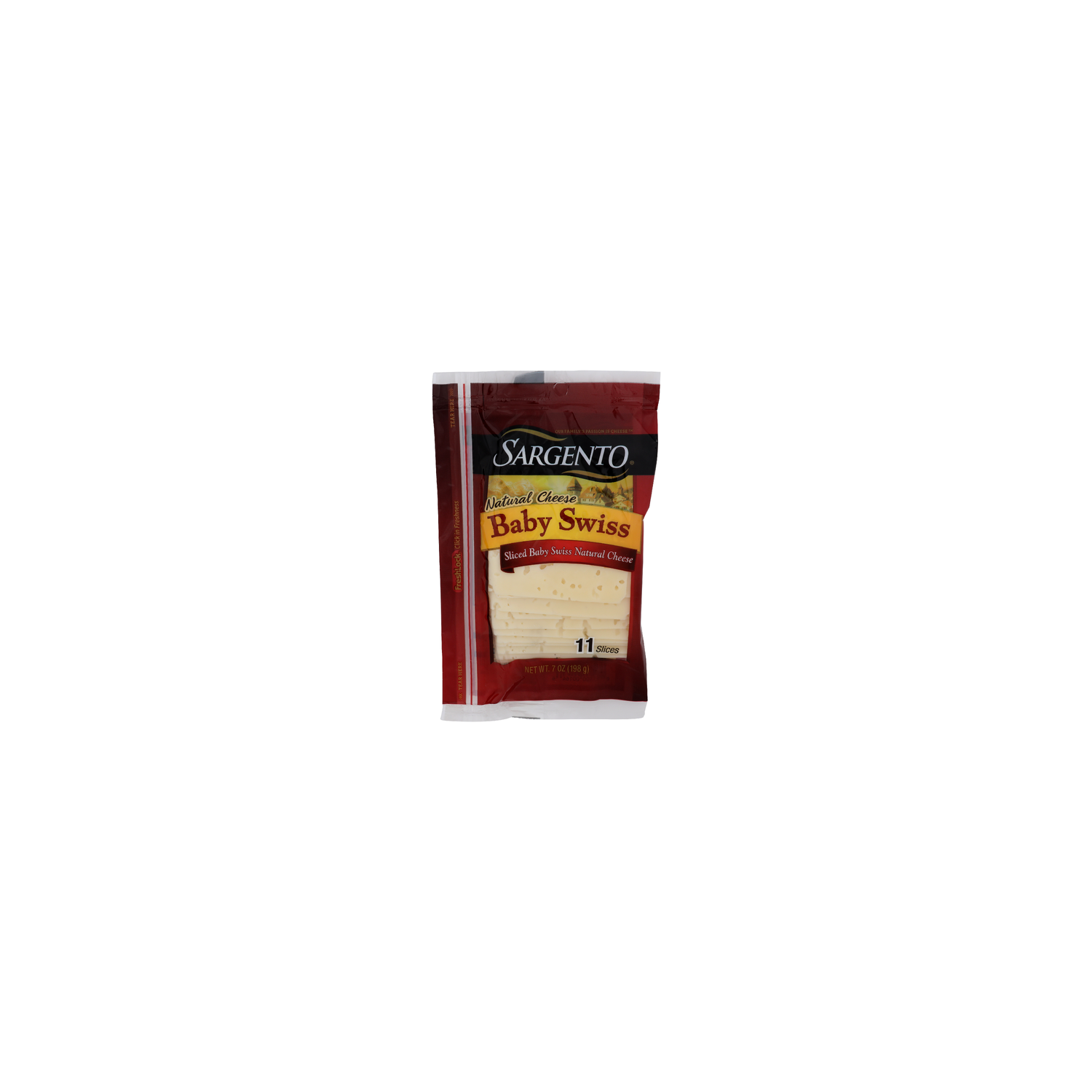 Sargento Baby Swiss Natural Cheese - 0.636 Ounce - 11 Count Image 1 of 4