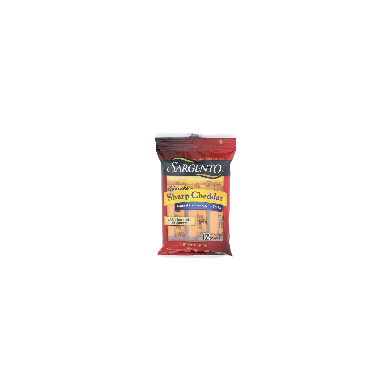 Sargento Snacks Sharp Cheddar - 0.75 Ounce - 12 Count Image 1 of 4