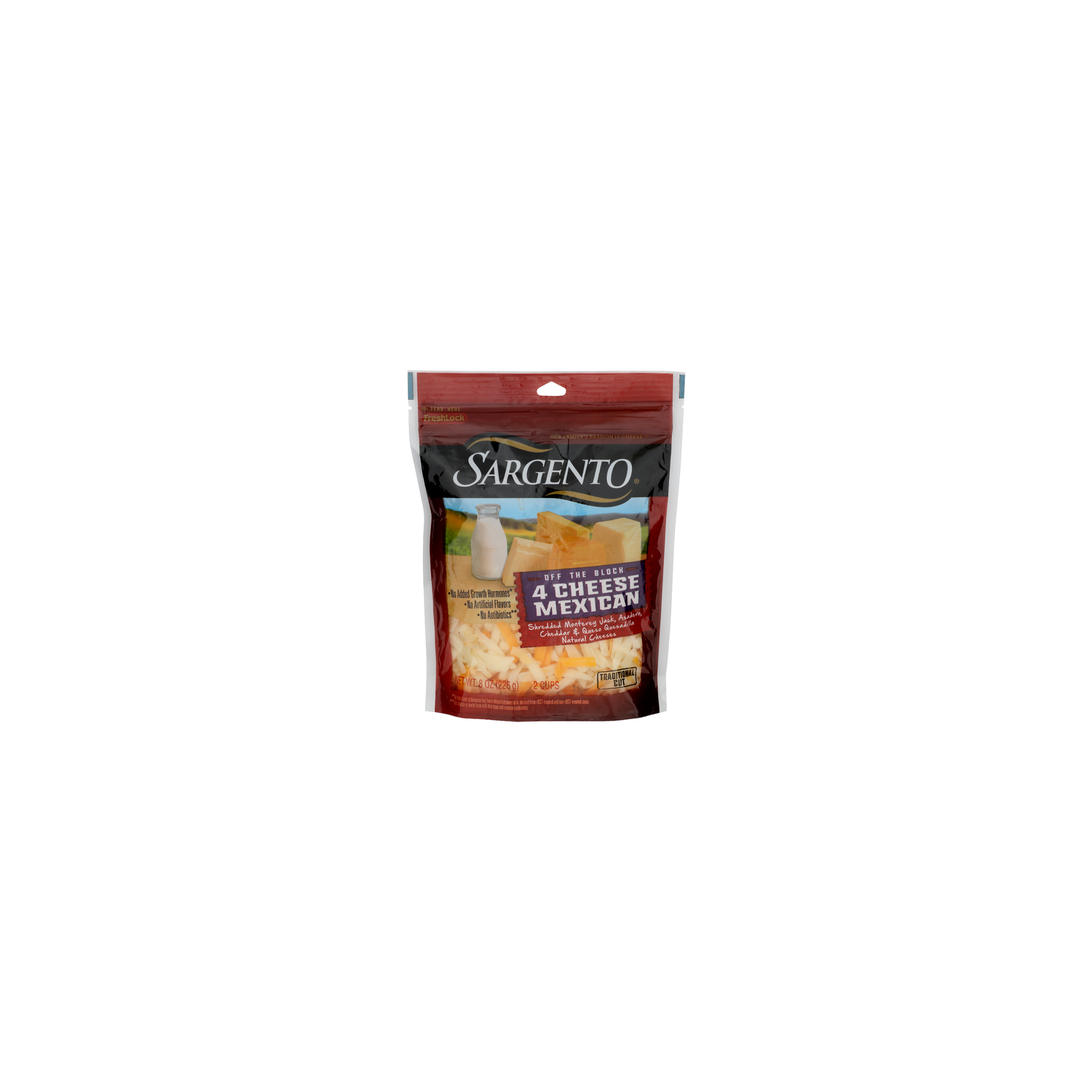 Sargento Traditional Cut 4 Cheese Mexican - 4 Ounce - 2 Count Image 1 of 4