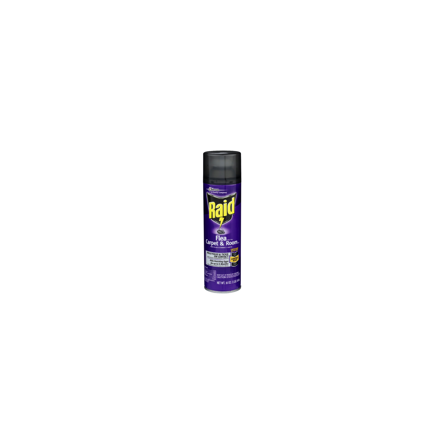 Raid Defense System Control Bugs† Flea Killer Plus Carpet & Room Spray - 16 Ounce Image 1 of 3