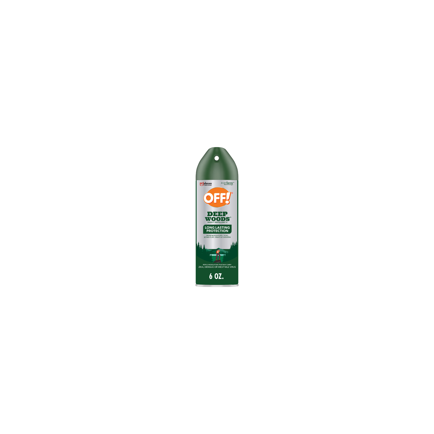 OFF! Deep Woods Insect Repellent Aerosol Spray, Up To 8 Hours Of Protection - 6 Ounce Image 1 of 2