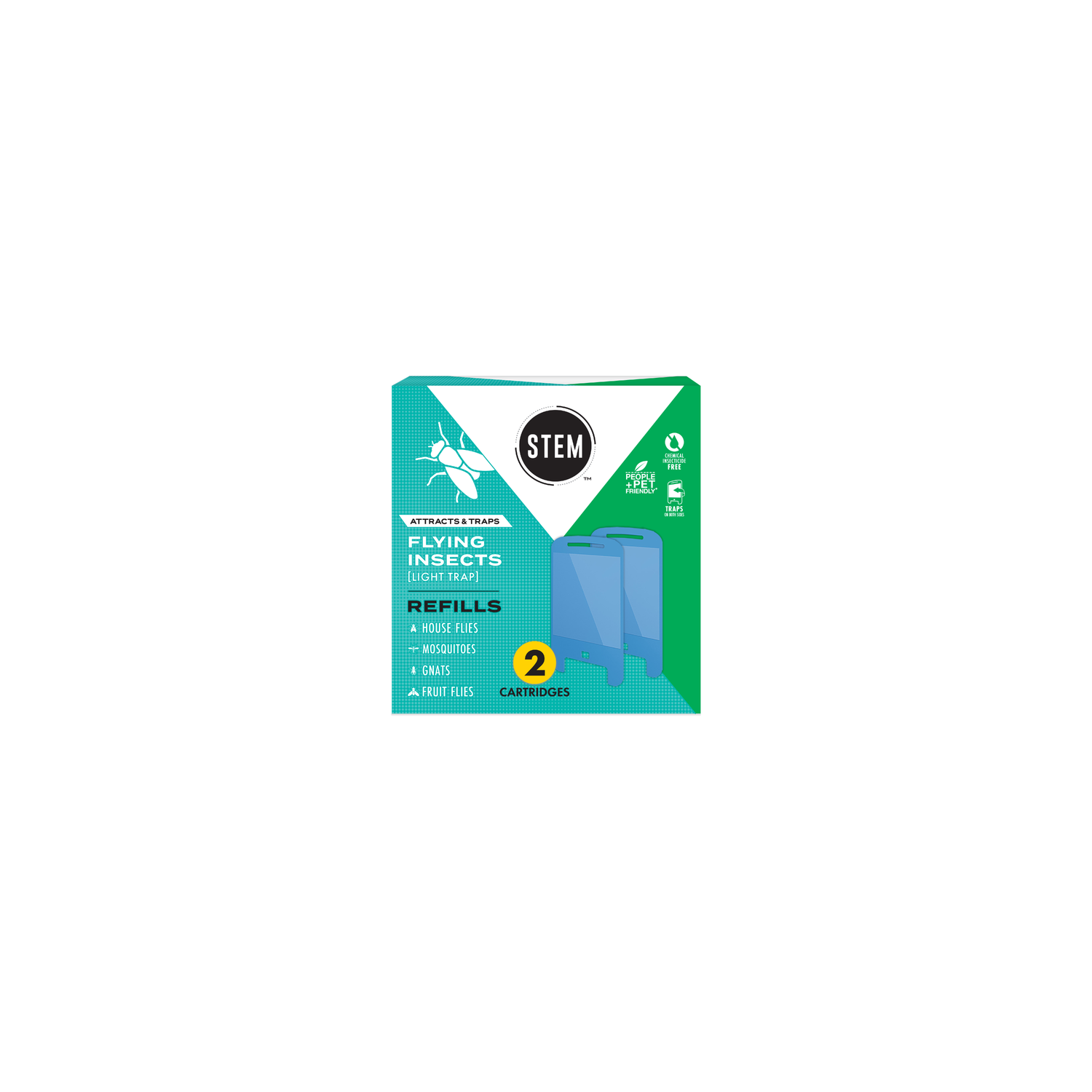 Stem Light Trap Refills Attracts And Traps Flying Insects - 2 Count Image 1 of 2