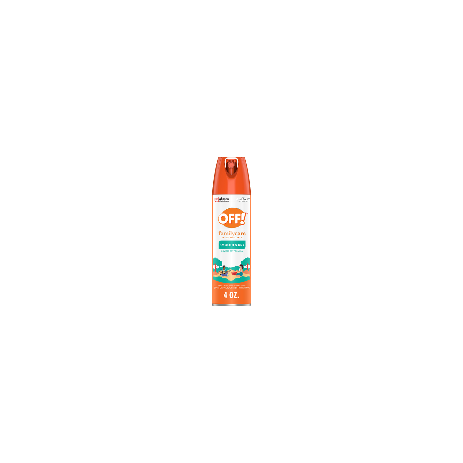 OFF! Familycare Insect Repellent Smooth & Dry Aerosol Spray - 4 Ounce Image 1 of 2