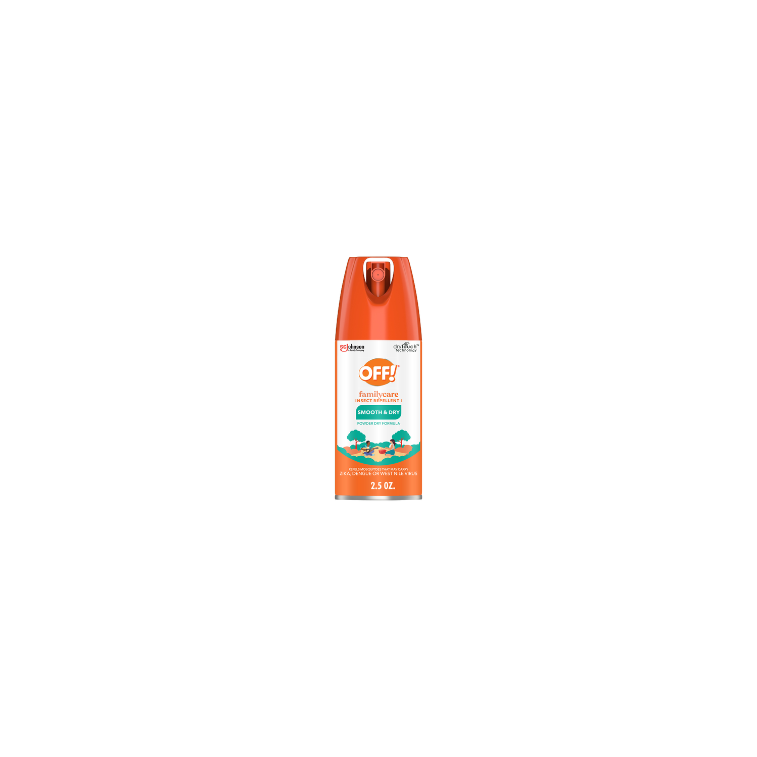 OFF! Familycare Insect Repellent, Smooth & Dry - 2.5 Ounce Image 1 of 2