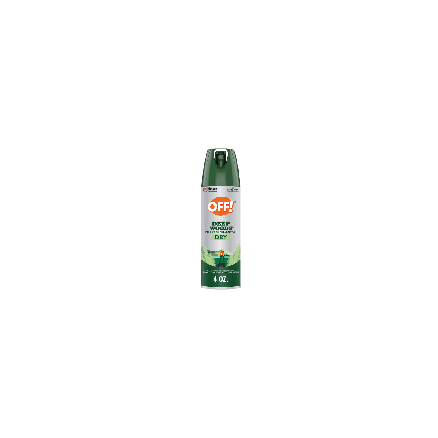 OFF! Deep Woods Insect Repellent Dry Aerosol Spray - 4 Ounce Image 1 of 2