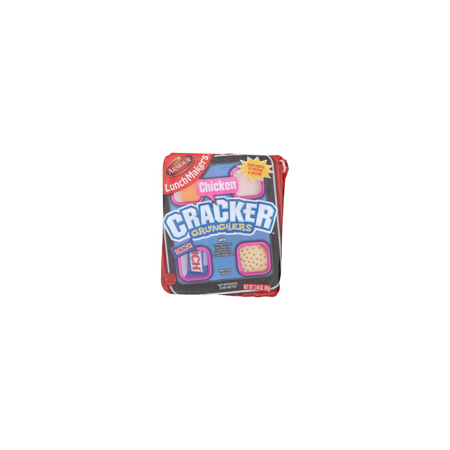Armour LunchMakers Chicken Cracker Crunchers With Crunch Bar - 2.44 Ounce Image 1 of 4