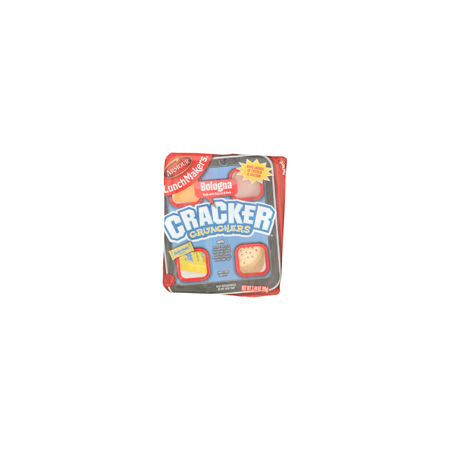 Armour LunchMakers Bologna Cracker Crunchers With Butterfinger Bar - 2.44 Ounce Image 1 of 4