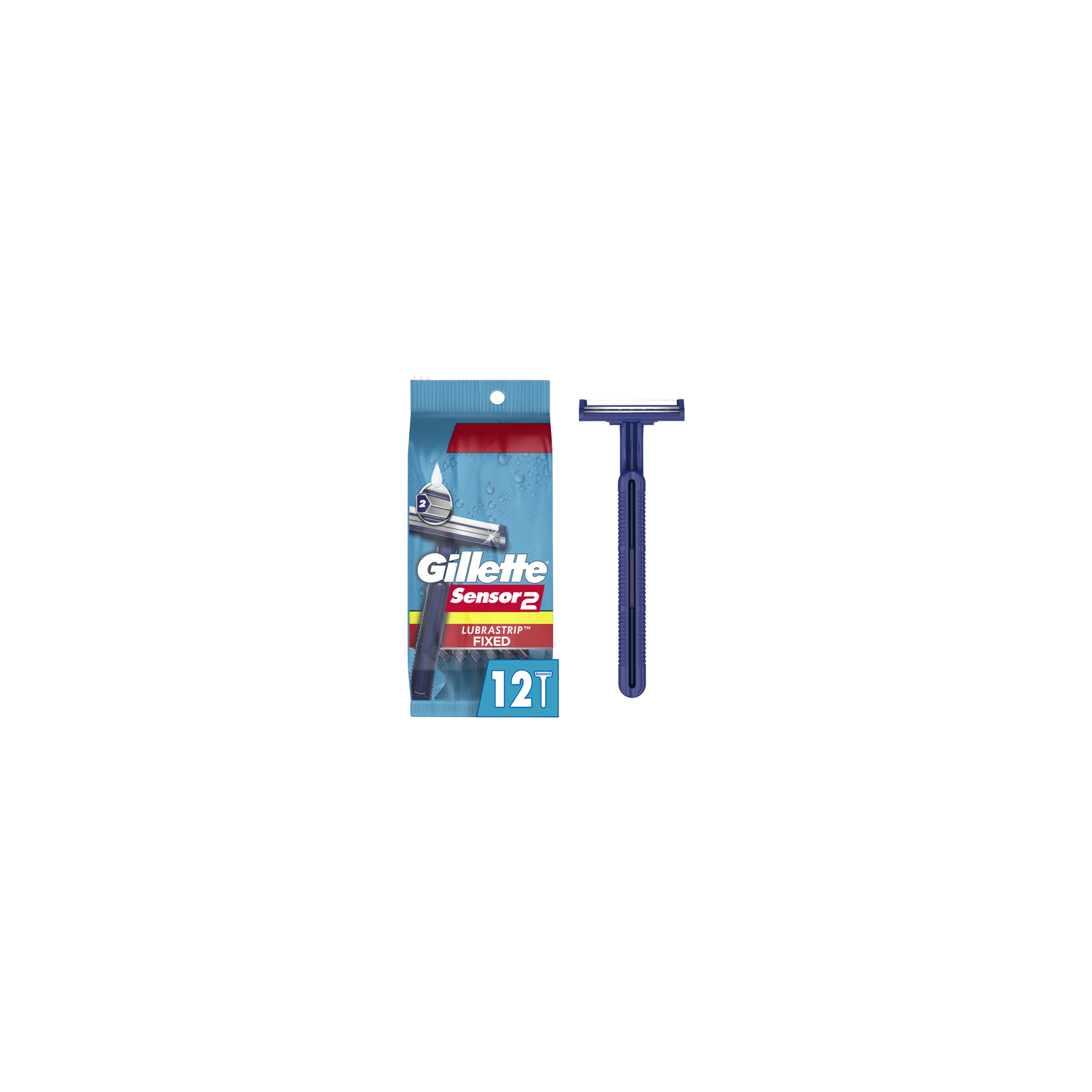 Gillette Sensor 2 Disposable Razors - 12 Count Image 1 of 2