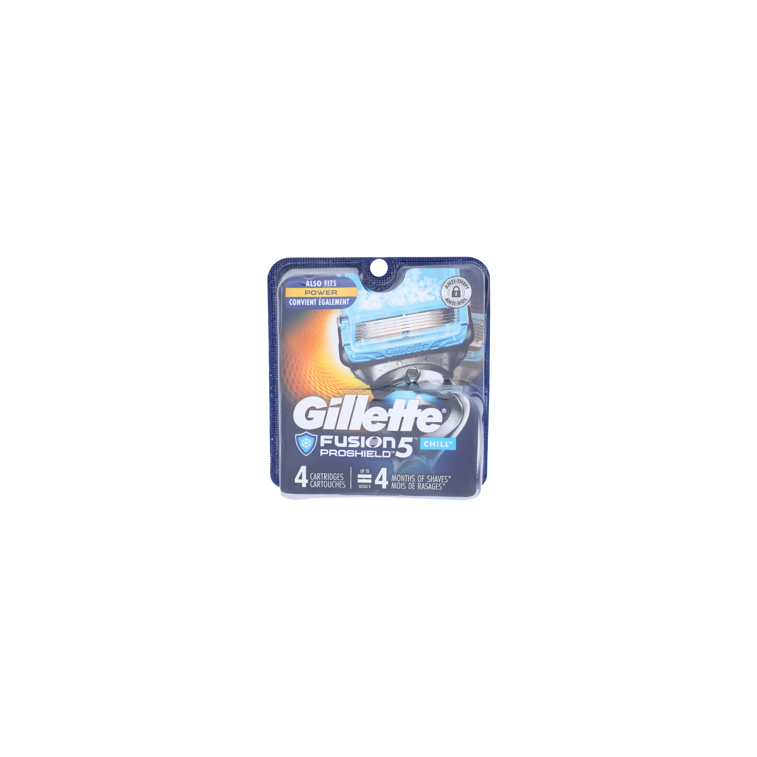Gillette Fusion 5 Proshield Chill Gillette Cartridges - 4 Count Image 1 of 2